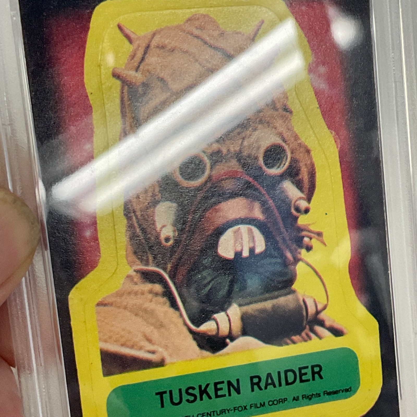 1977 Star Wars Tusken Raider Sticker Card #10 PSA 5 CERT#151033799 - Image 12