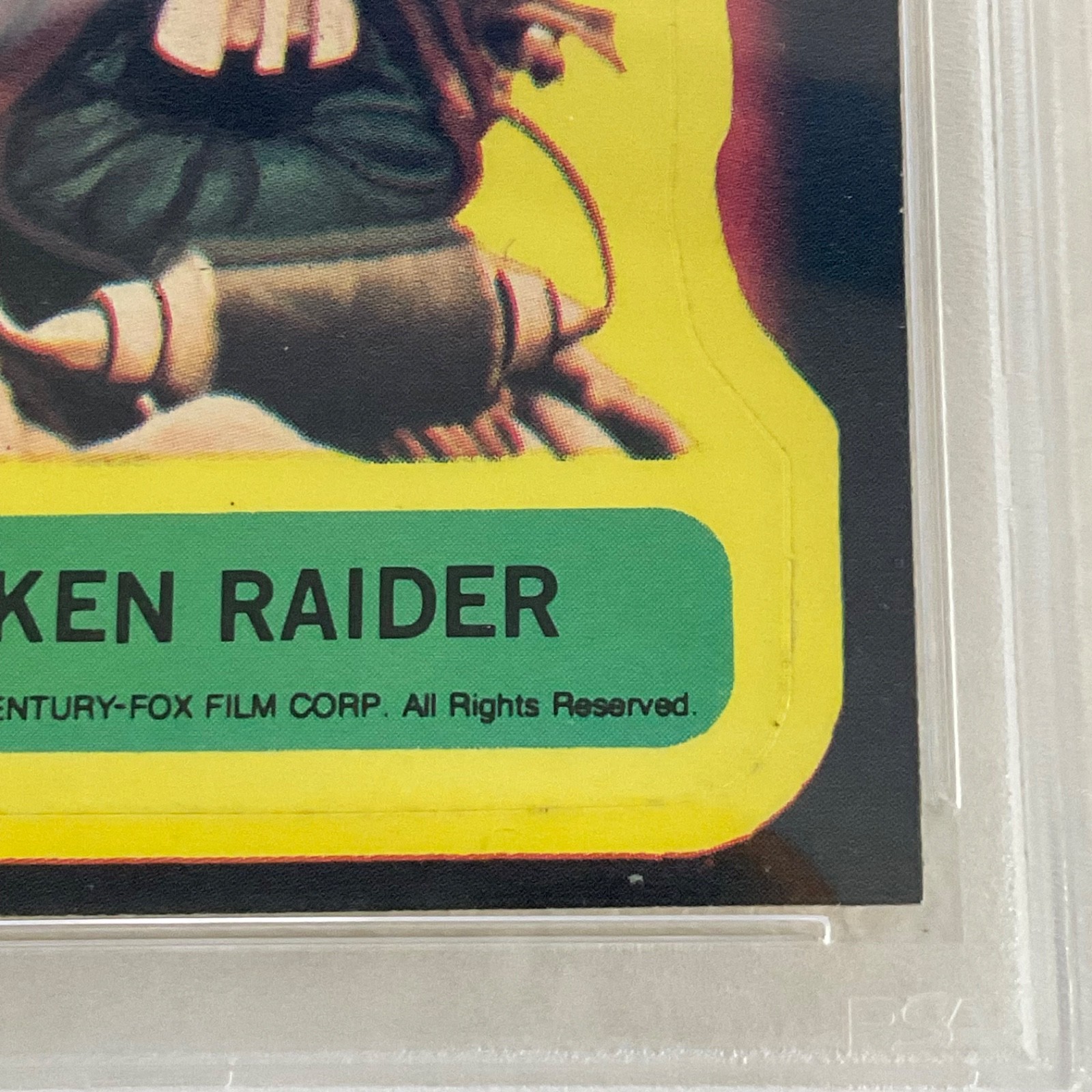1977 Star Wars Tusken Raider Sticker Card #10 PSA 5 CERT#151033799 - Image 10