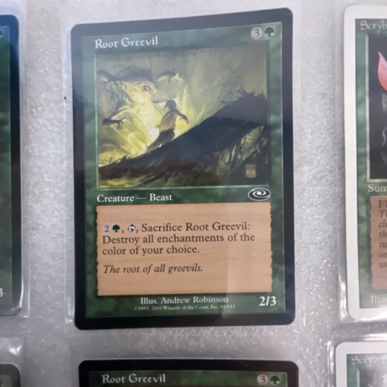 Magic the Gathering Lot of 20 Green Mixed UDS DST 3ED DRK - Image 11