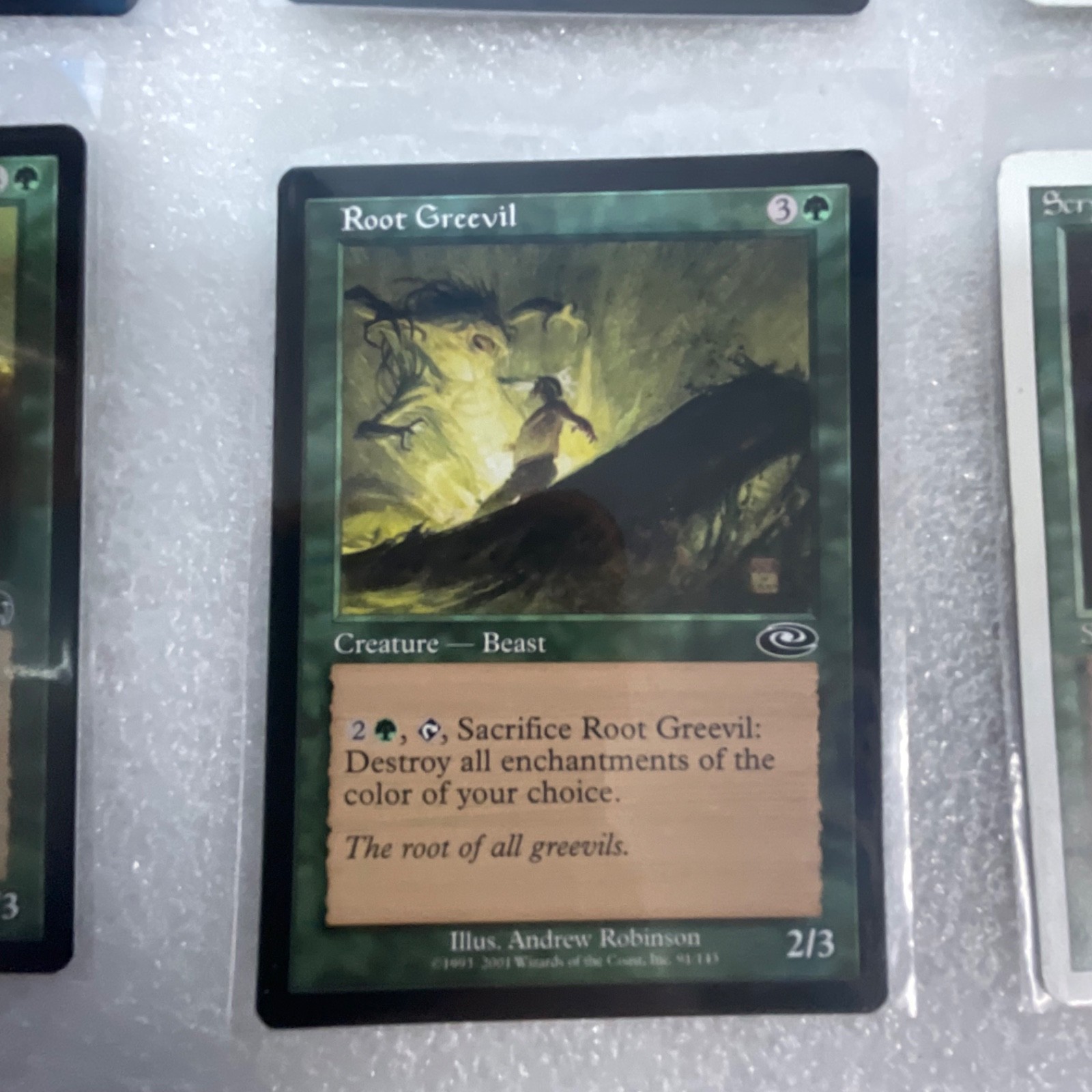 Magic the Gathering Lot of 20 Green Mixed UDS DST 3ED DRK - Image 14