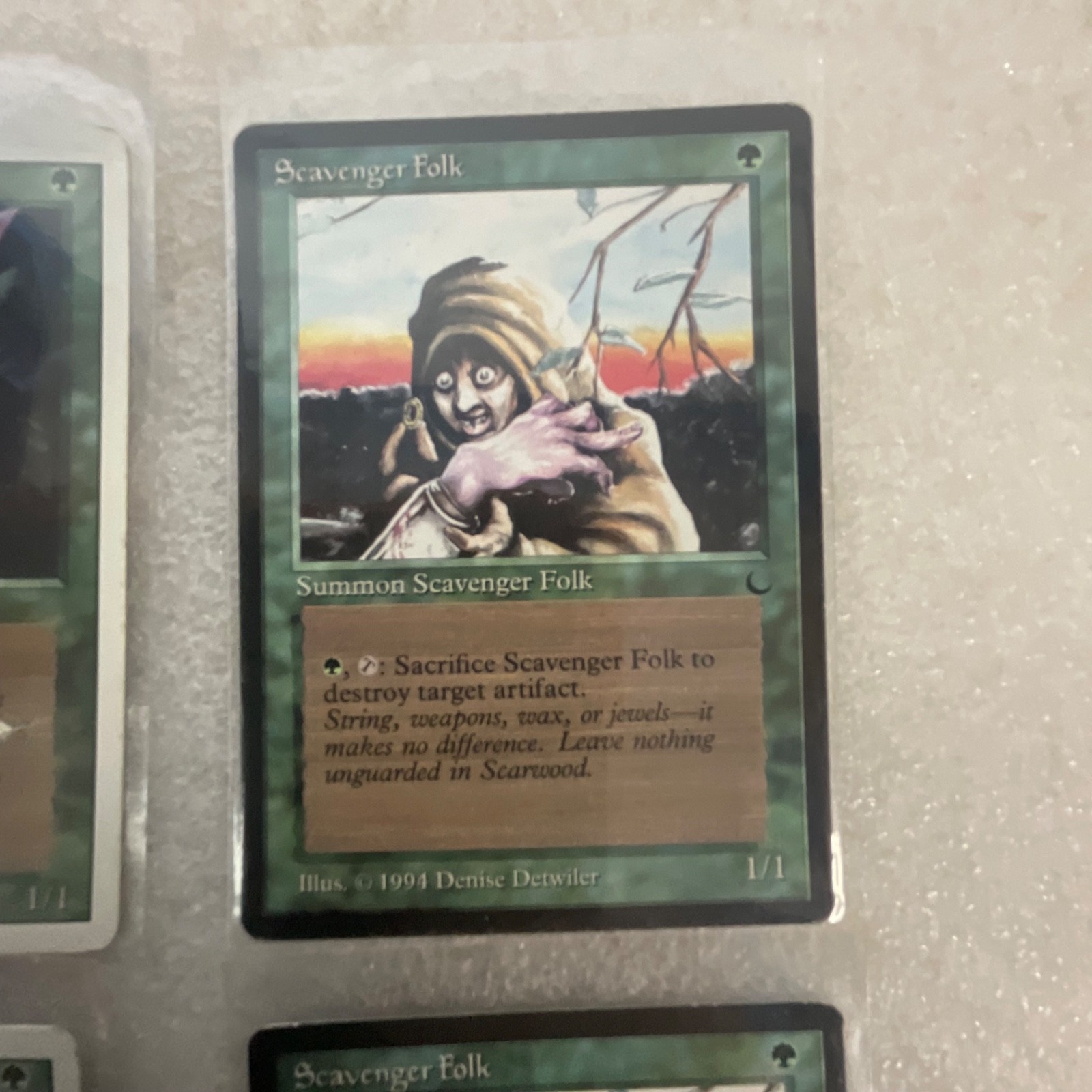 Magic the Gathering Lot of 20 Green Mixed UDS DST 3ED DRK - Image 19