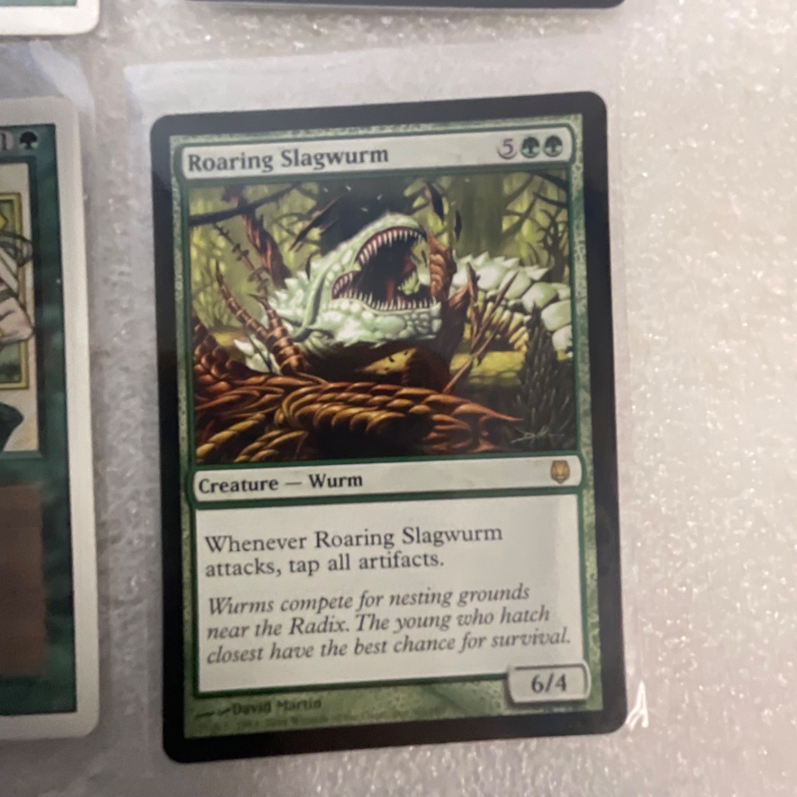 MTG Lot of 20 Green Mixed Darksteel USG 2ED Slagwurm - Image 21