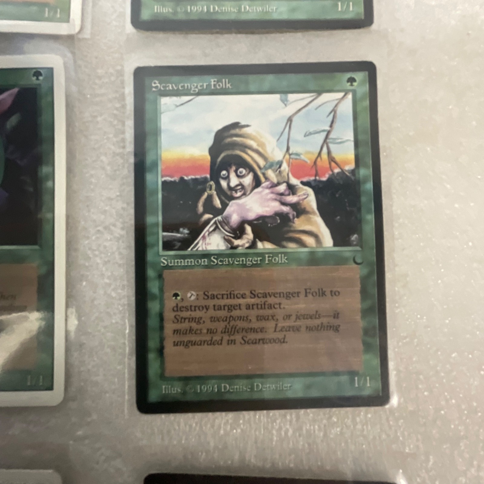 Magic the Gathering Lot of 20 Green Mixed UDS DST 3ED DRK - Image 20