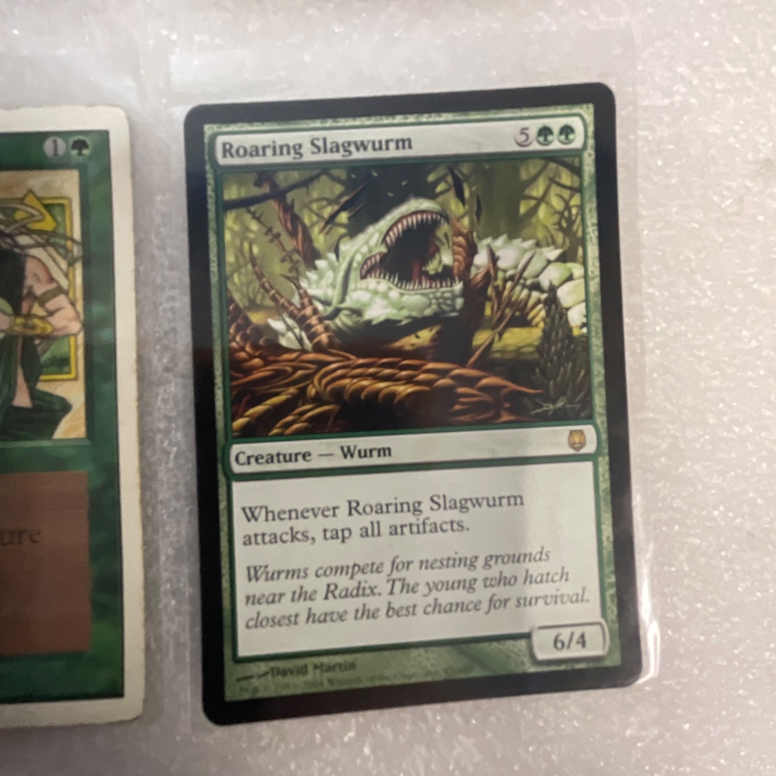 MTG Lot of 20 Green Mixed Darksteel USG 2ED Slagwurm - Image 22