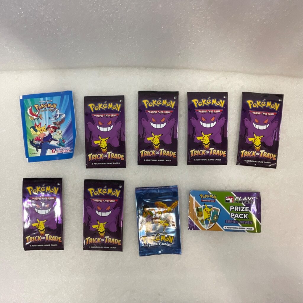 Pokemon Sealed Pack Lot Trick or Trade Prize Pack Series Seven Kanto Johto - Image 1