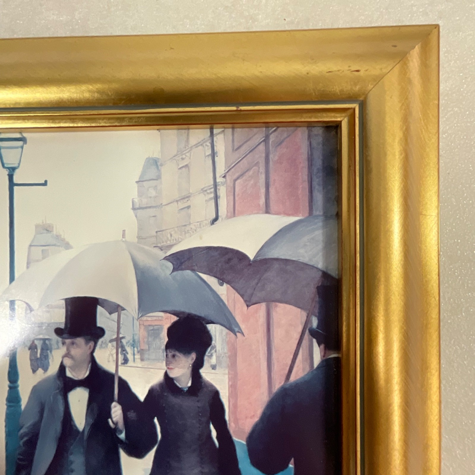Gustave Caillebotte Paris A Rainy Day Framed Print 11x14in Gold Frame - Image 6
