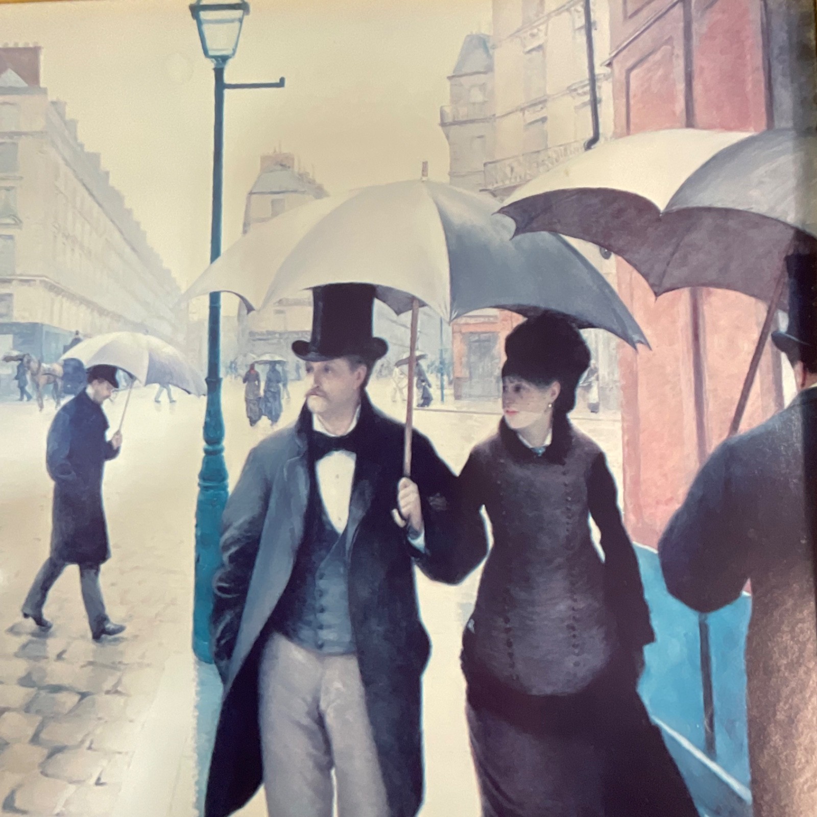 Gustave Caillebotte Paris A Rainy Day Framed Print 11x14in Gold Frame - Image 22