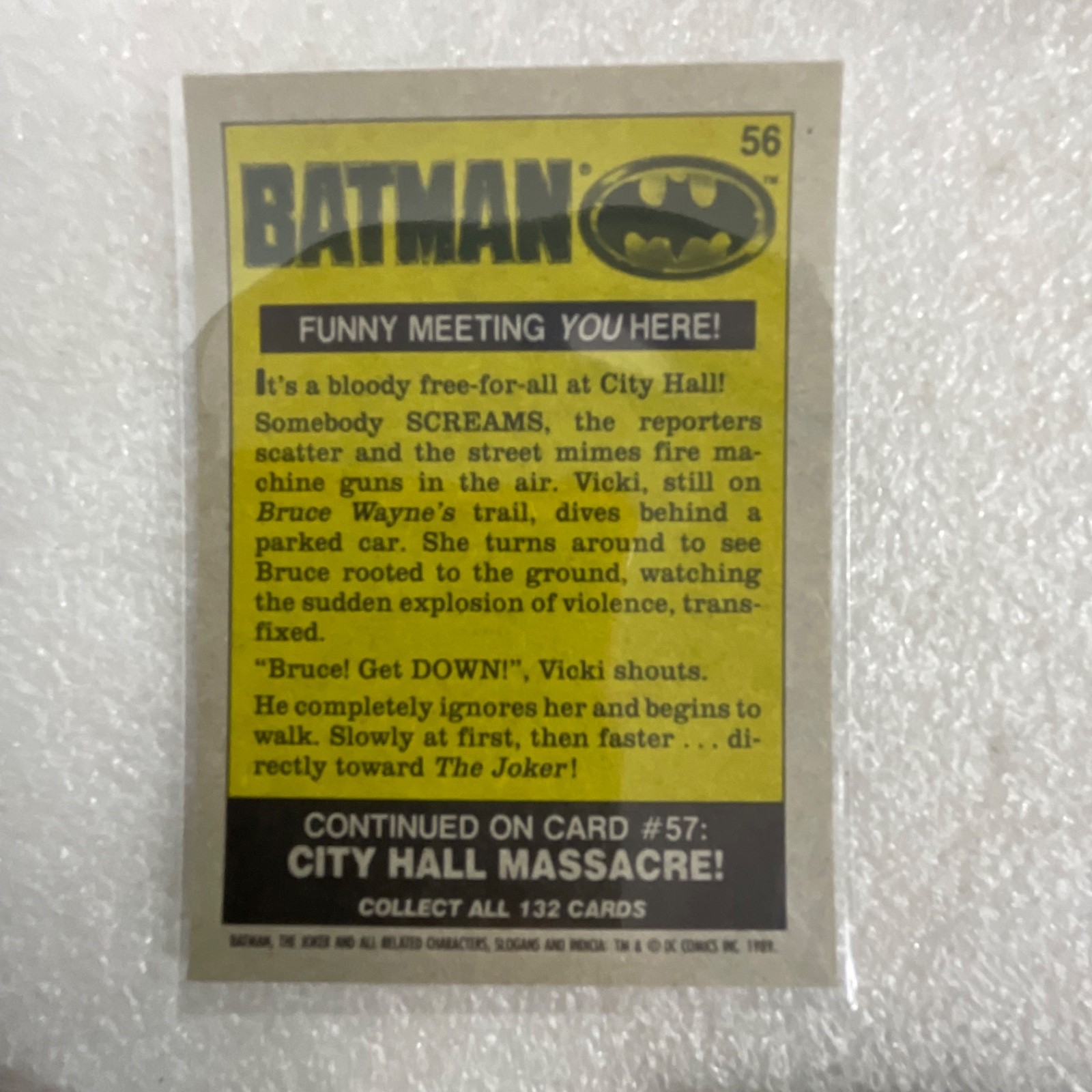 1989 Topps Batman Movie Trading Cards Lot of 10 DC Comics Joker - Image 14