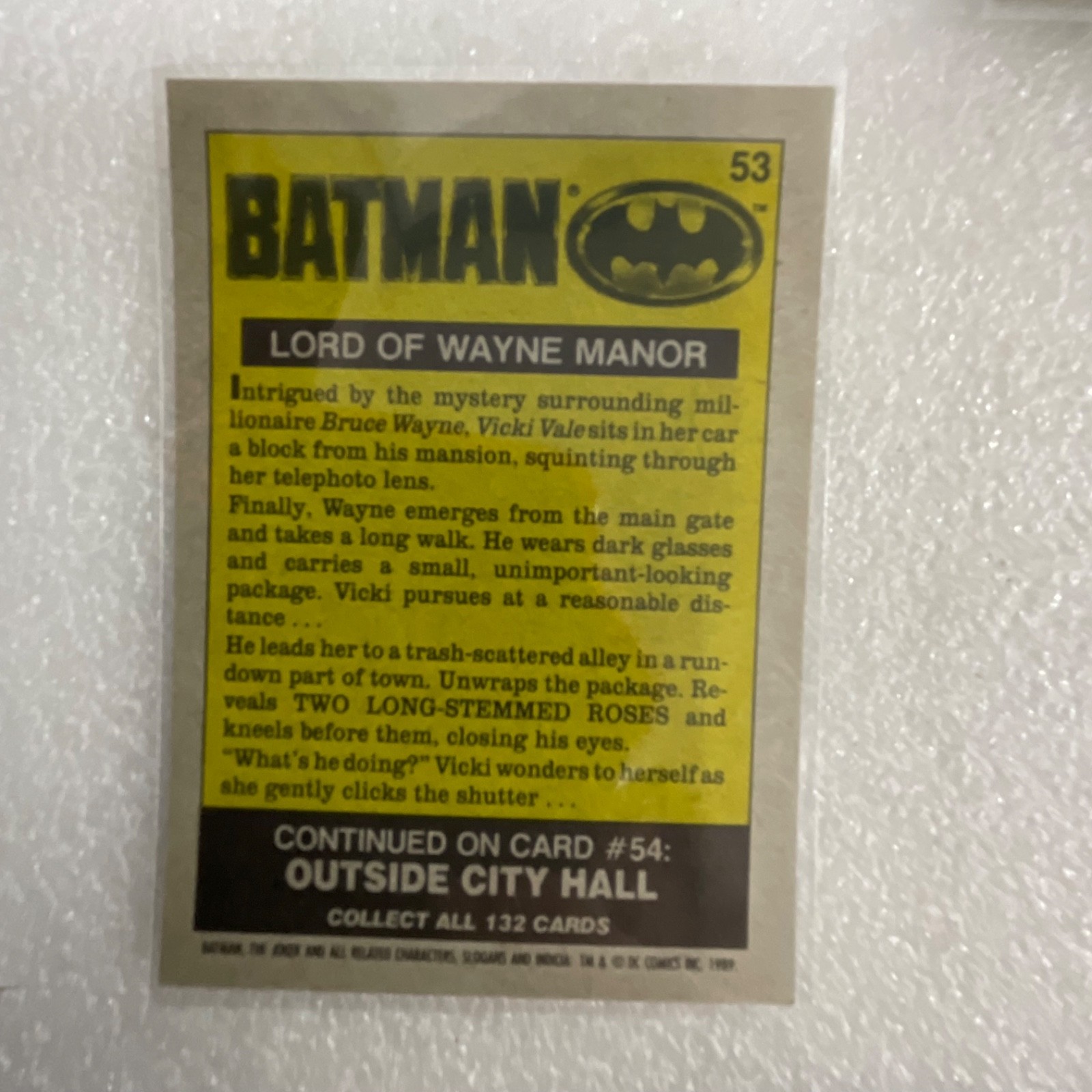 1989 Topps Batman Movie Trading Cards Lot of 10 DC Comics Joker - Image 16