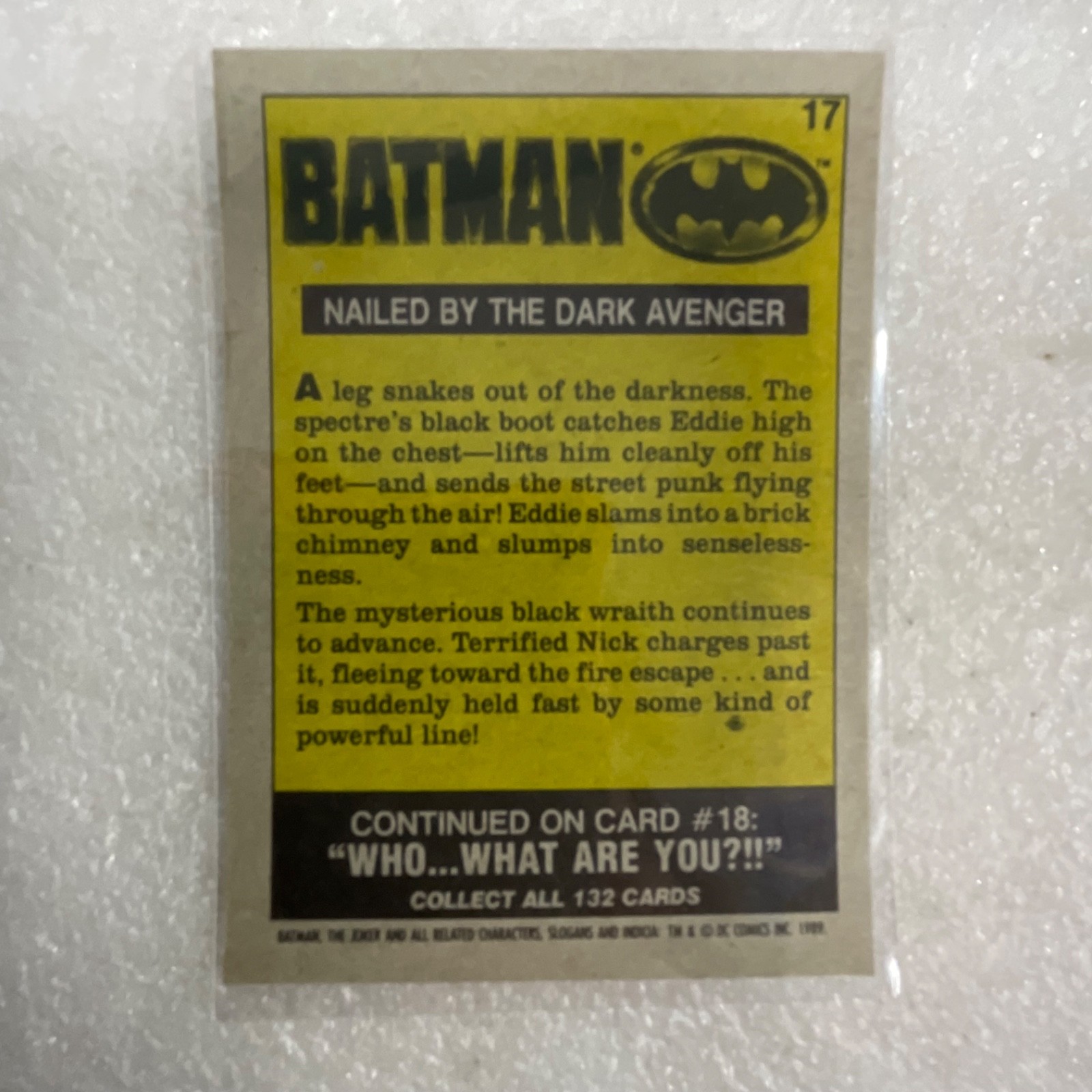 1989 Topps Batman Movie Trading Cards Lot of 10 DC Comics Joker - Image 22