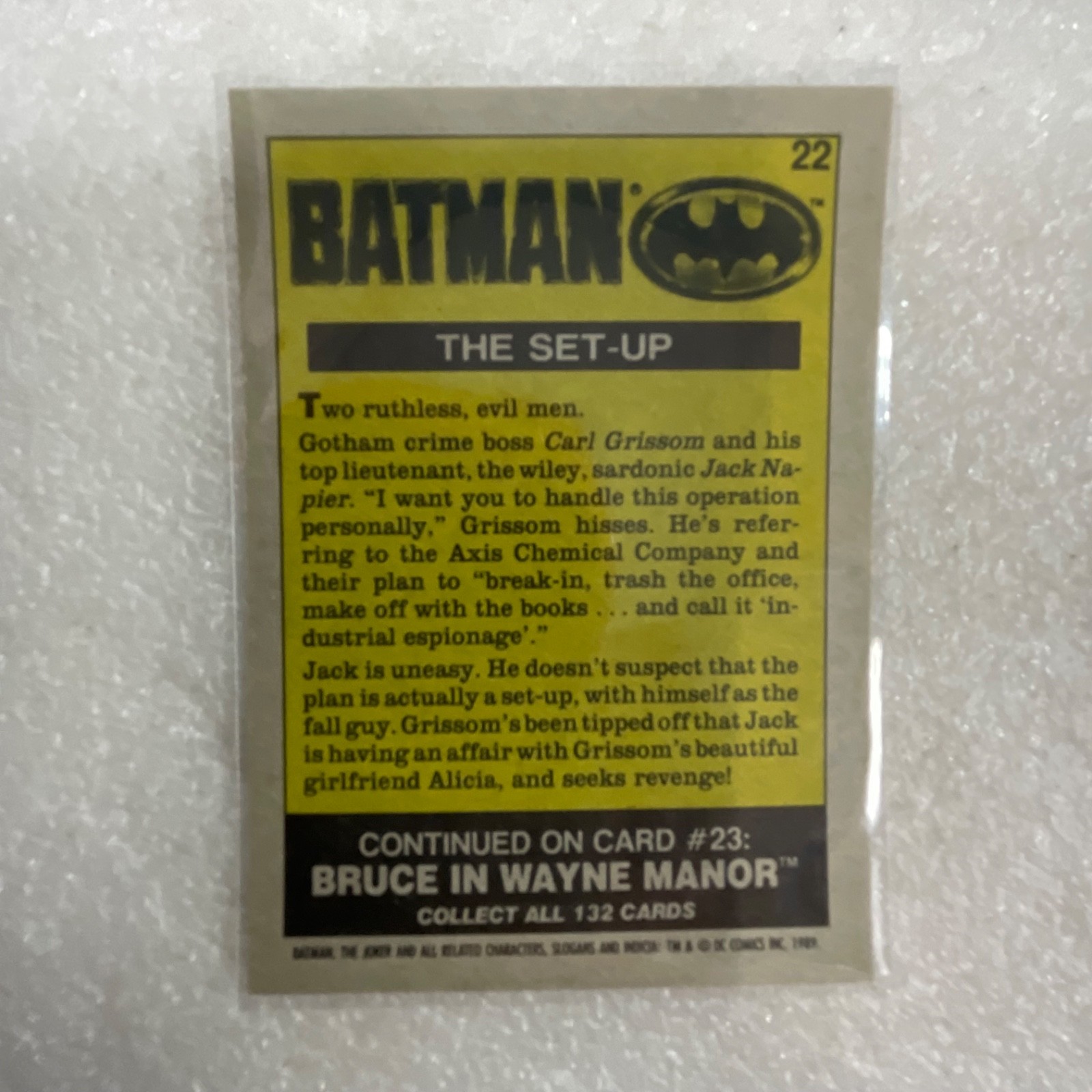 1989 Topps Batman Movie Trading Cards Lot of 10 DC Comics Joker - Image 21