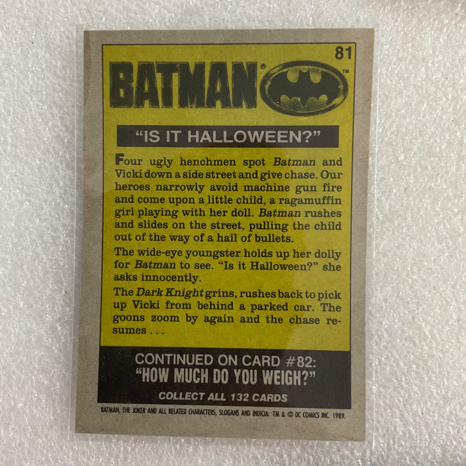 1989 Batman Movie Trading Cards Lot of 10 DC Comics Joker Batmobile - Image 15