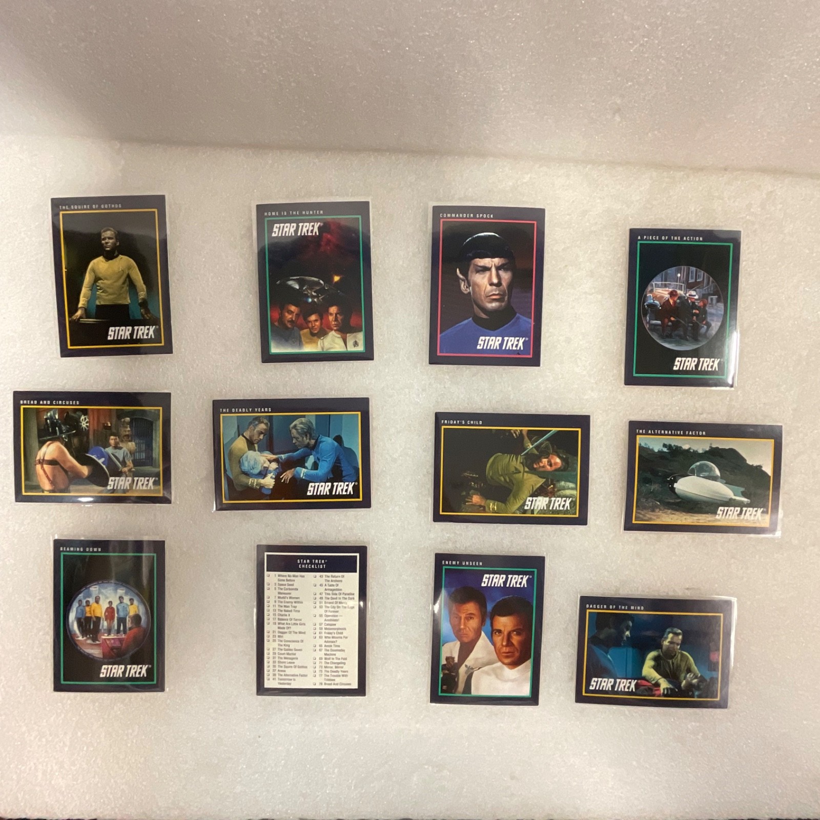 1991 Impel Star Trek 25th Anniversary Trading Cards Lot of 12 - Image 1