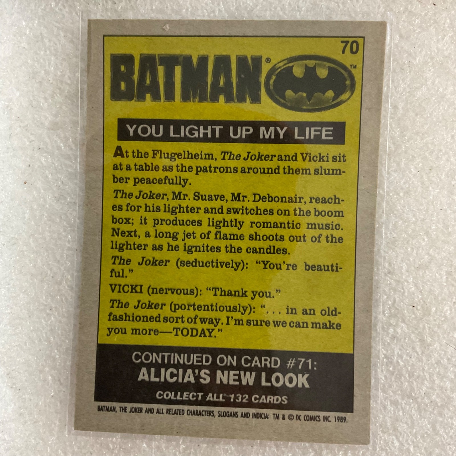 1989 Batman Movie Trading Cards Lot of 10 DC Comics Joker Batmobile - Image 20