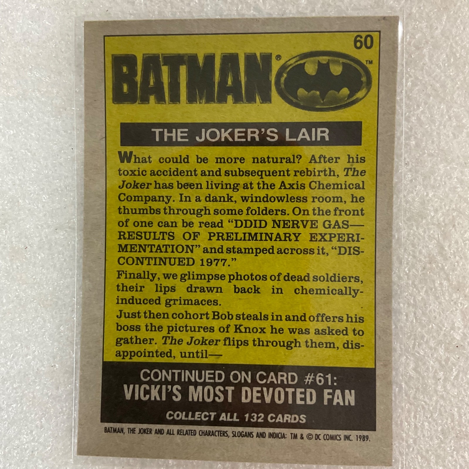 1989 Batman Movie Trading Cards Lot of 10 DC Comics Joker Batmobile - Image 21