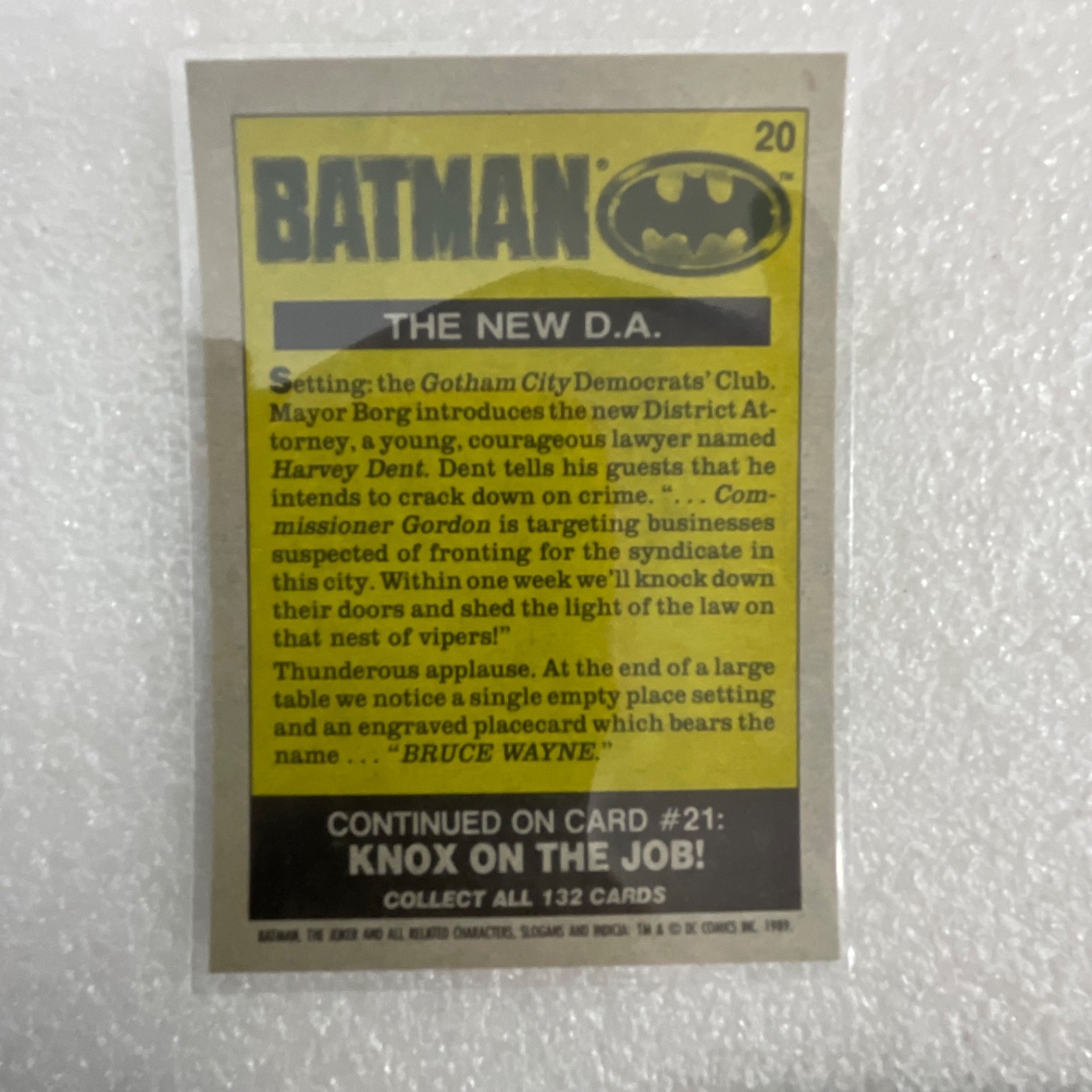 1989 O-Pee-Chee Batman Movie Cards Lot of 10 Joker Keaton - Image 13