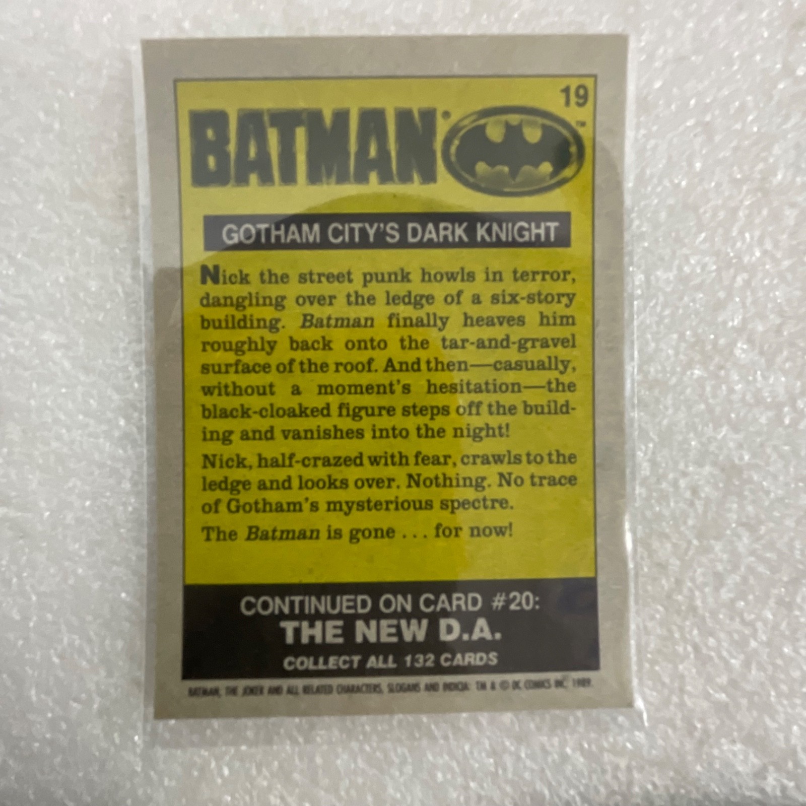 1989 O-Pee-Chee Batman Movie Cards Lot of 10 Joker Keaton - Image 14