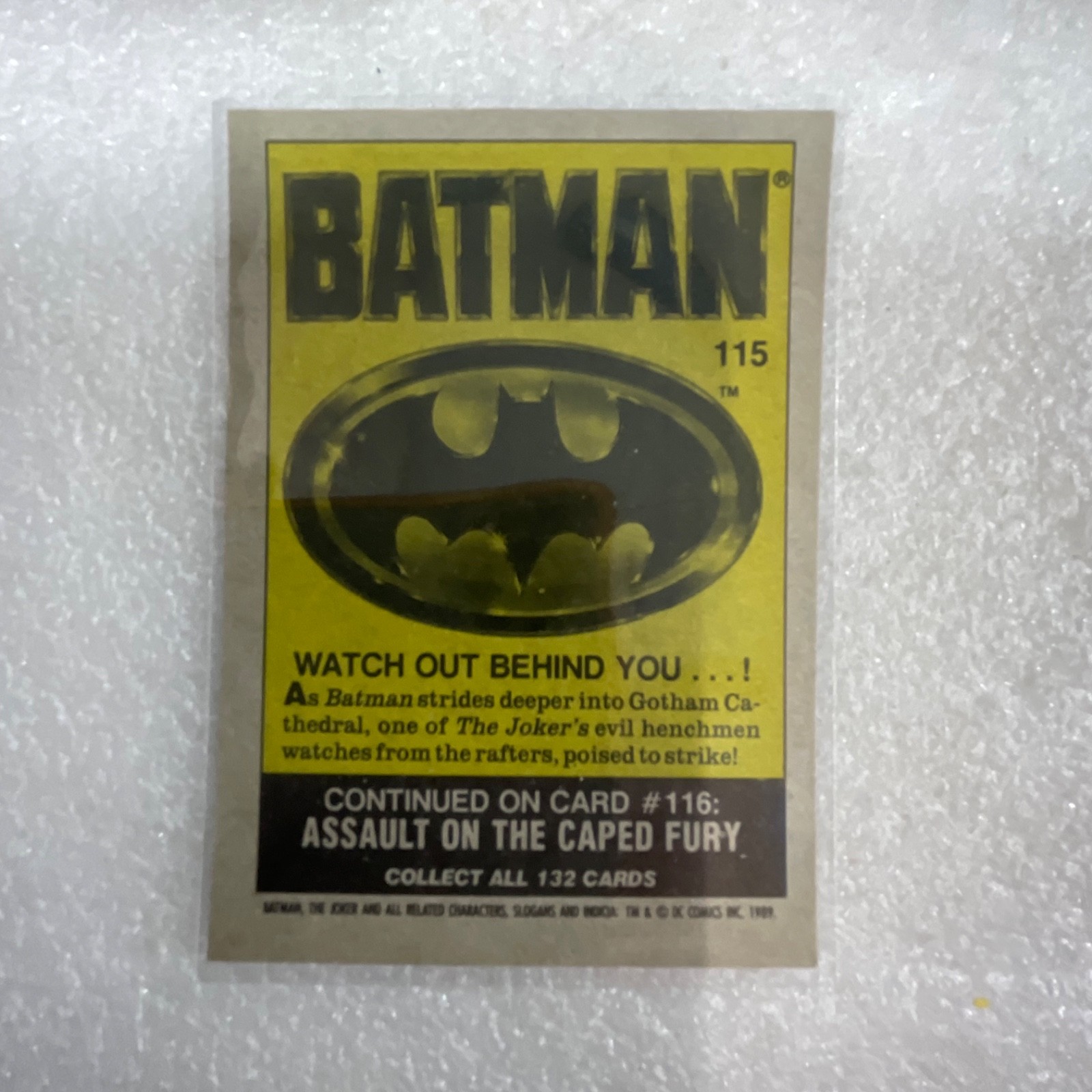 1989 O-Pee-Chee Batman Movie Cards Lot of 10 Joker Keaton - Image 20