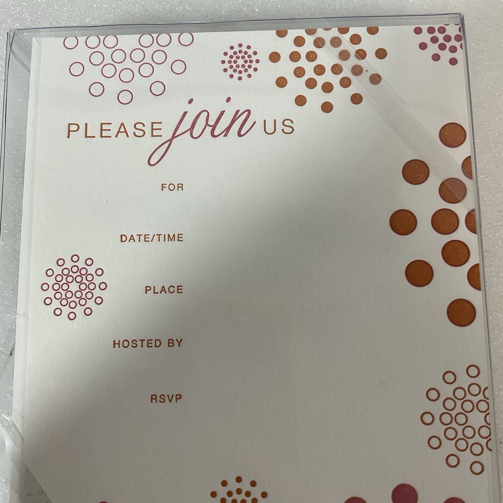 William Arthur Please Join Us Letterpress Invitations 10 Cards w/ Envelopes - Image 6