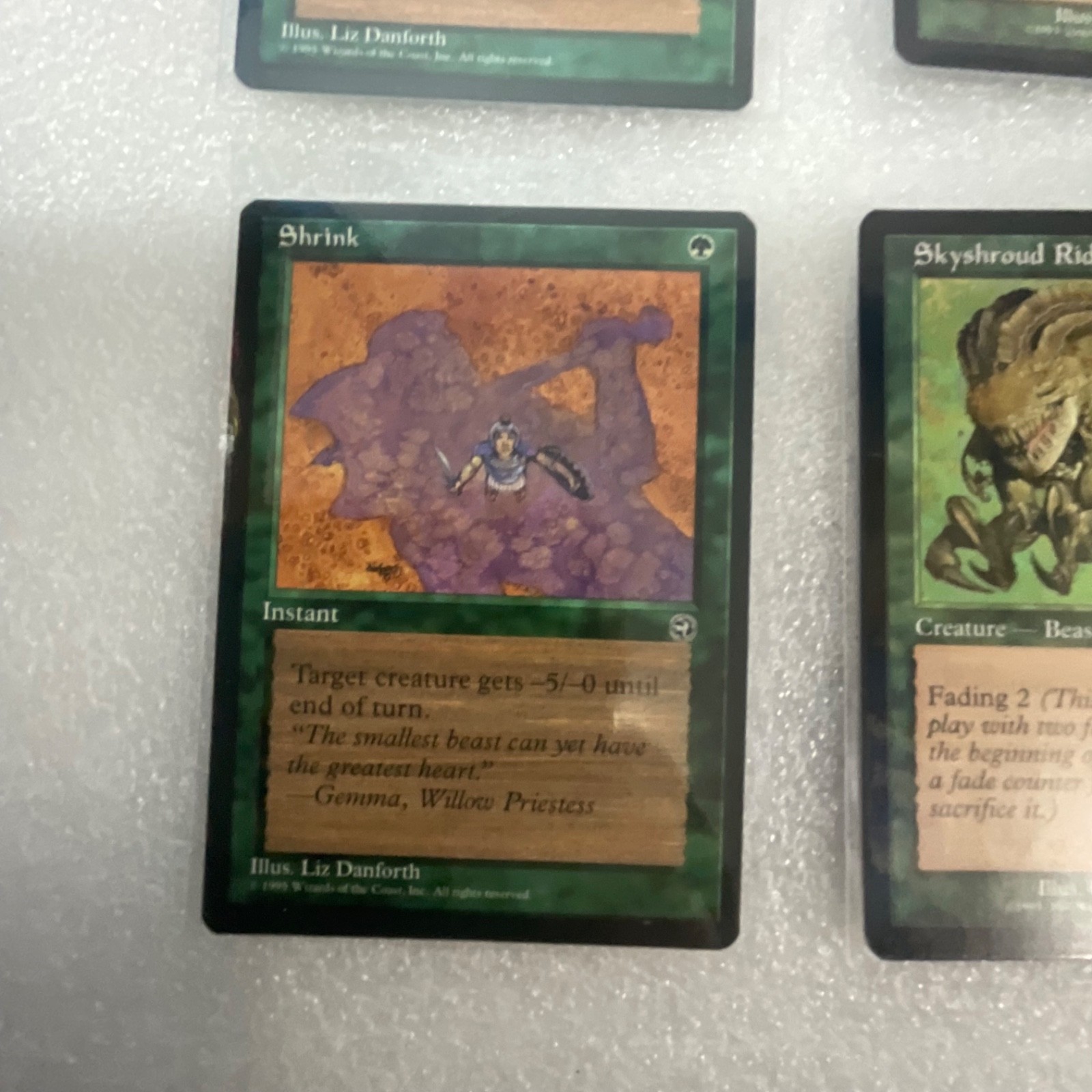 MTG 20 Green Cards Nemesis Mixed Shrink Skyshroud Sentinel - Image 6