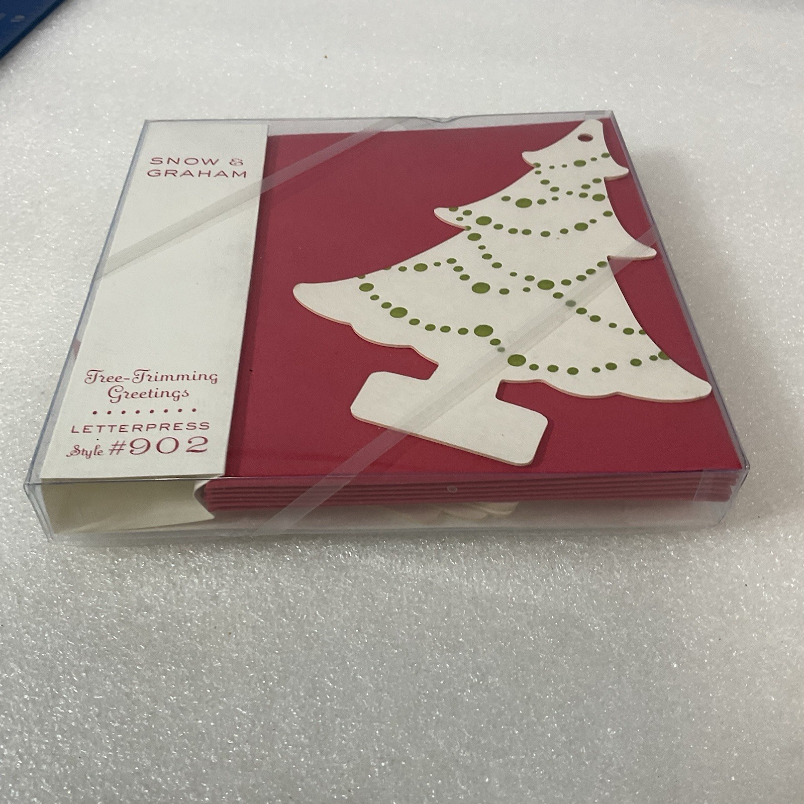 Snow & Graham Tree-Trimming Greeting Cards Style 902 - 6 Ornament Cards Set - Image 6