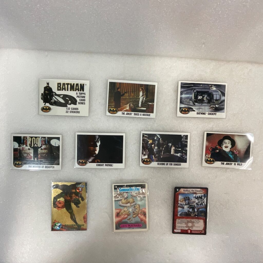 1989 Topps Batman Movie Mixed Non-Sports Trading Cards Lot of 10 - Image 1
