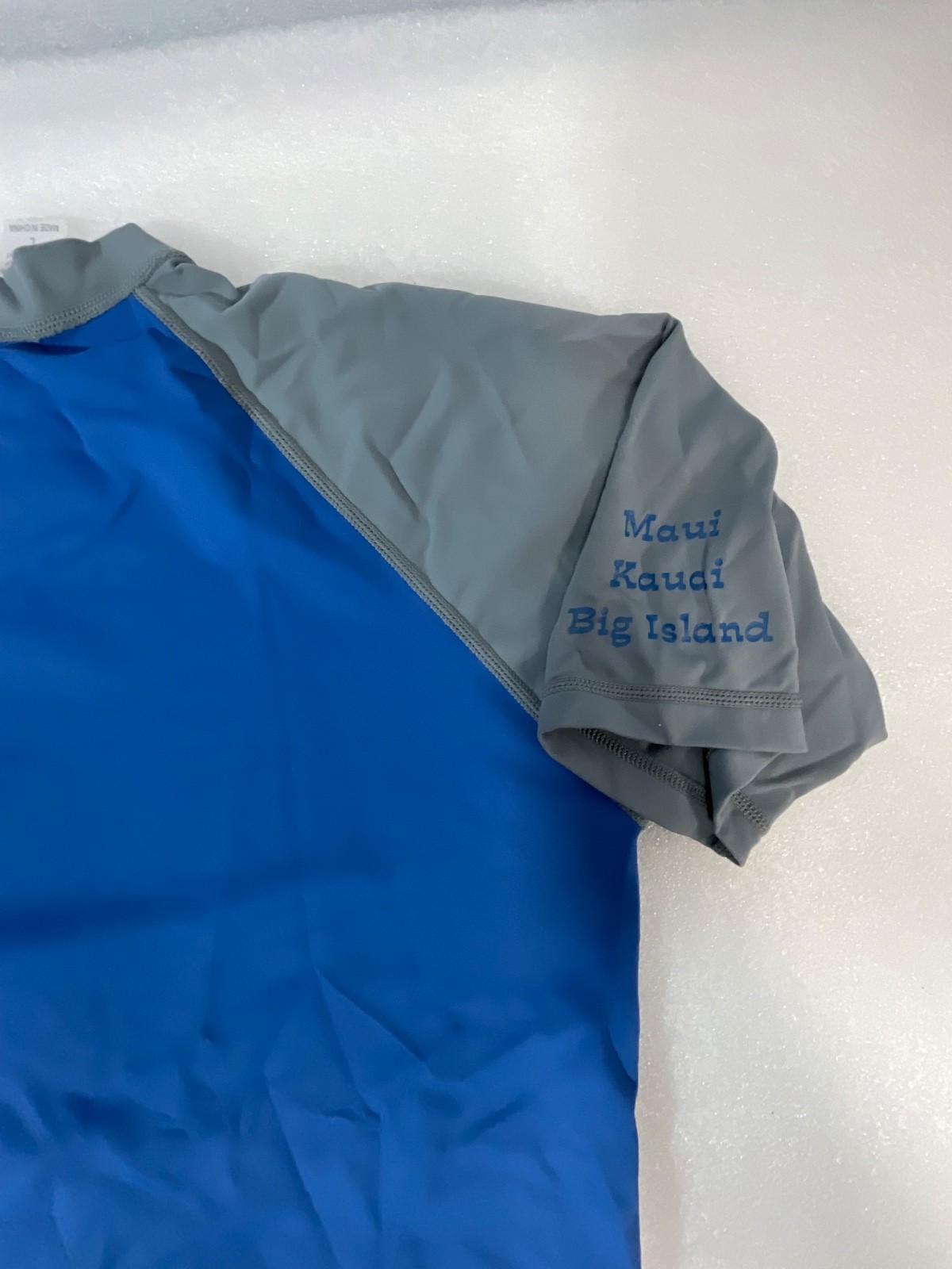Boss Frog’s Dive & Surf Rash Guard Shirt Large Blue Gray UV Protection Swim Surf - Image 10