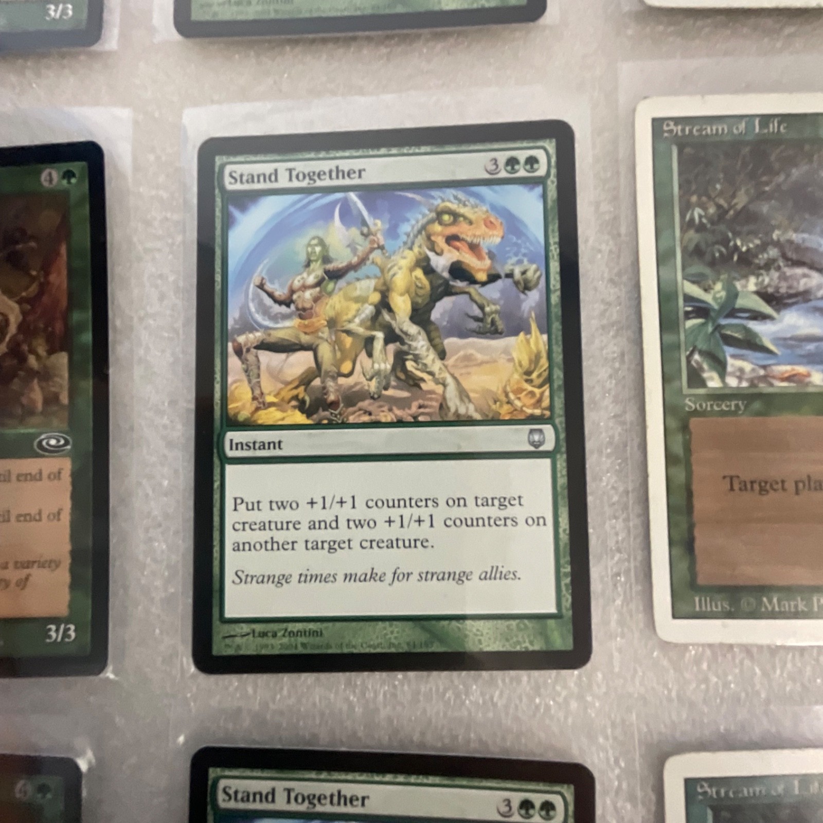 MTG 20 Card Green Lot Mixed Legions Planeshift Darksteel Onslaught - Image 12
