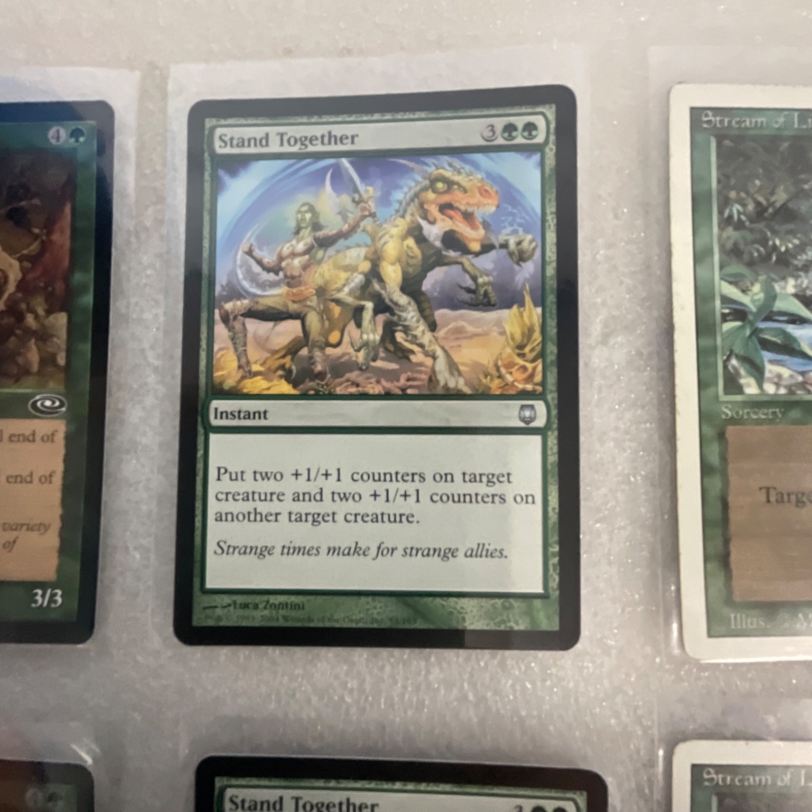 MTG 20 Card Green Lot Mixed Legions Planeshift Darksteel Onslaught - Image 11
