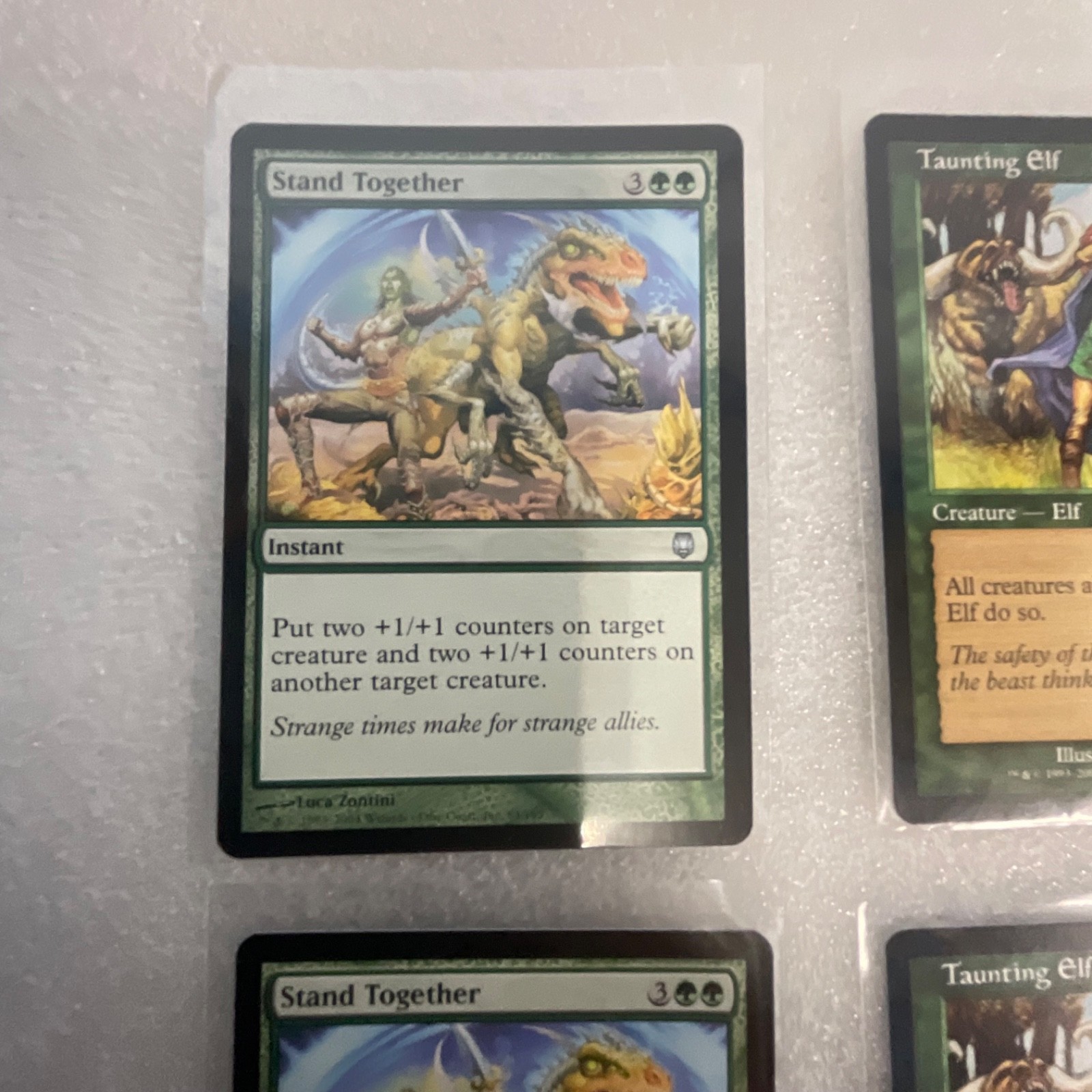 MTG 20 Card Green Lot Darksteel/Onslaught Tanglewalker Elf - Image 3