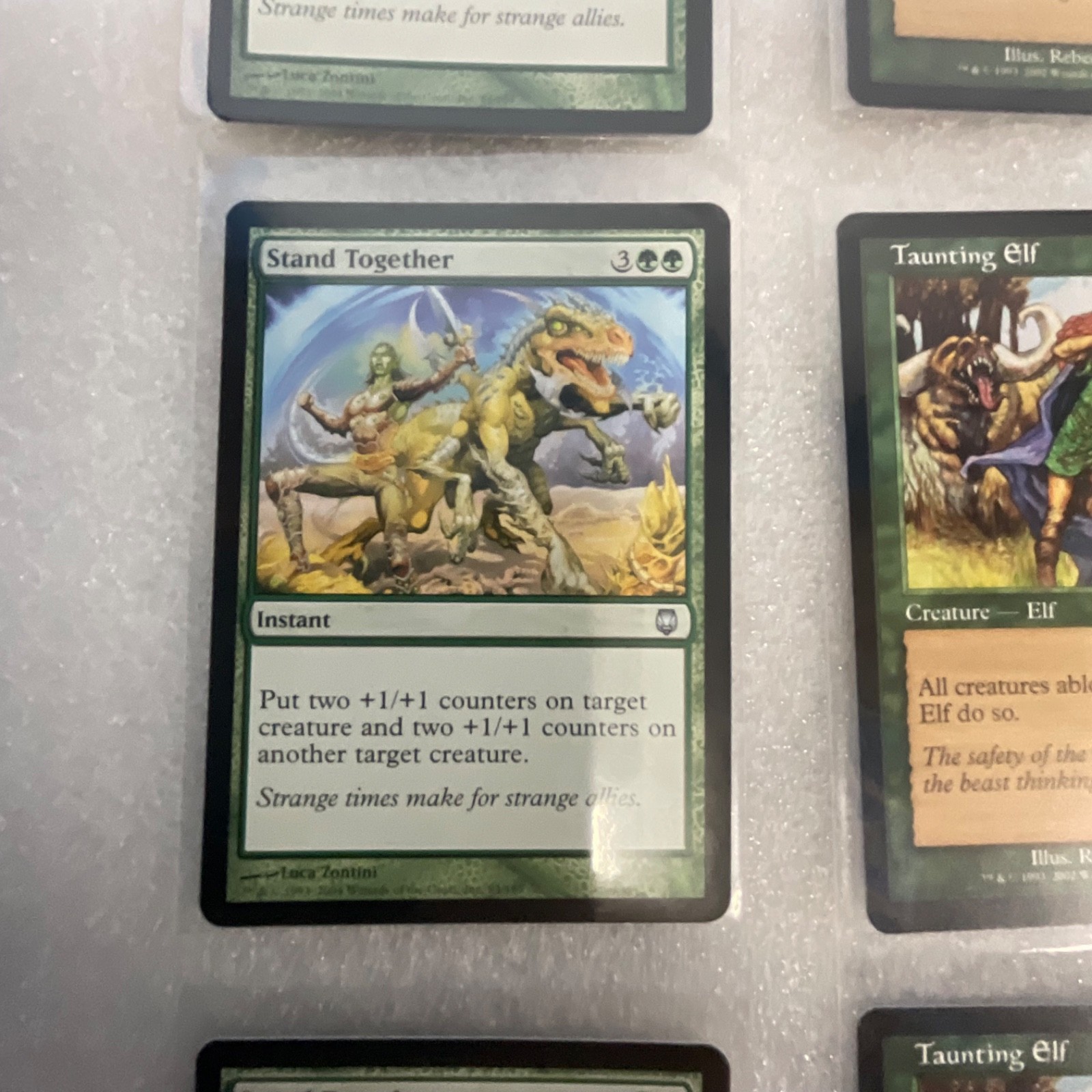 MTG 20 Card Green Lot Darksteel/Onslaught Tanglewalker Elf - Image 4