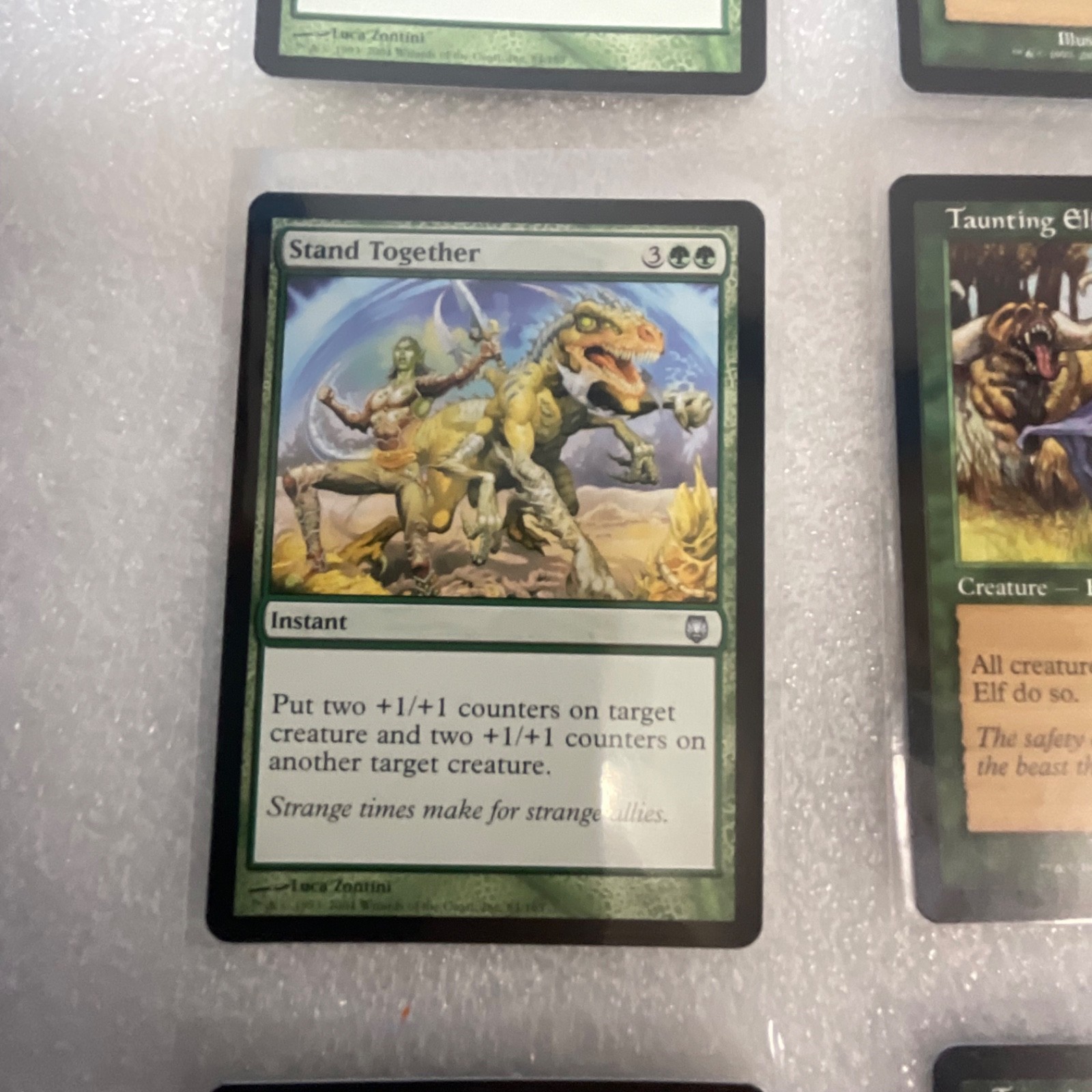 MTG 20 Card Green Lot Darksteel/Onslaught Tanglewalker Elf - Image 5
