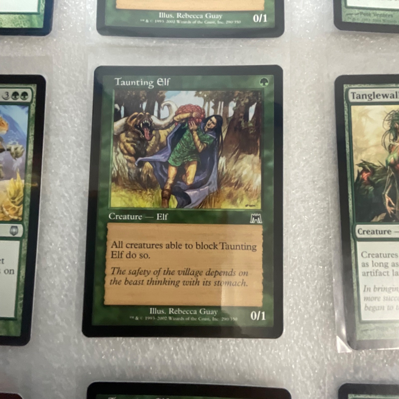 MTG 20 Card Green Lot Darksteel/Onslaught Tanglewalker Elf - Image 8