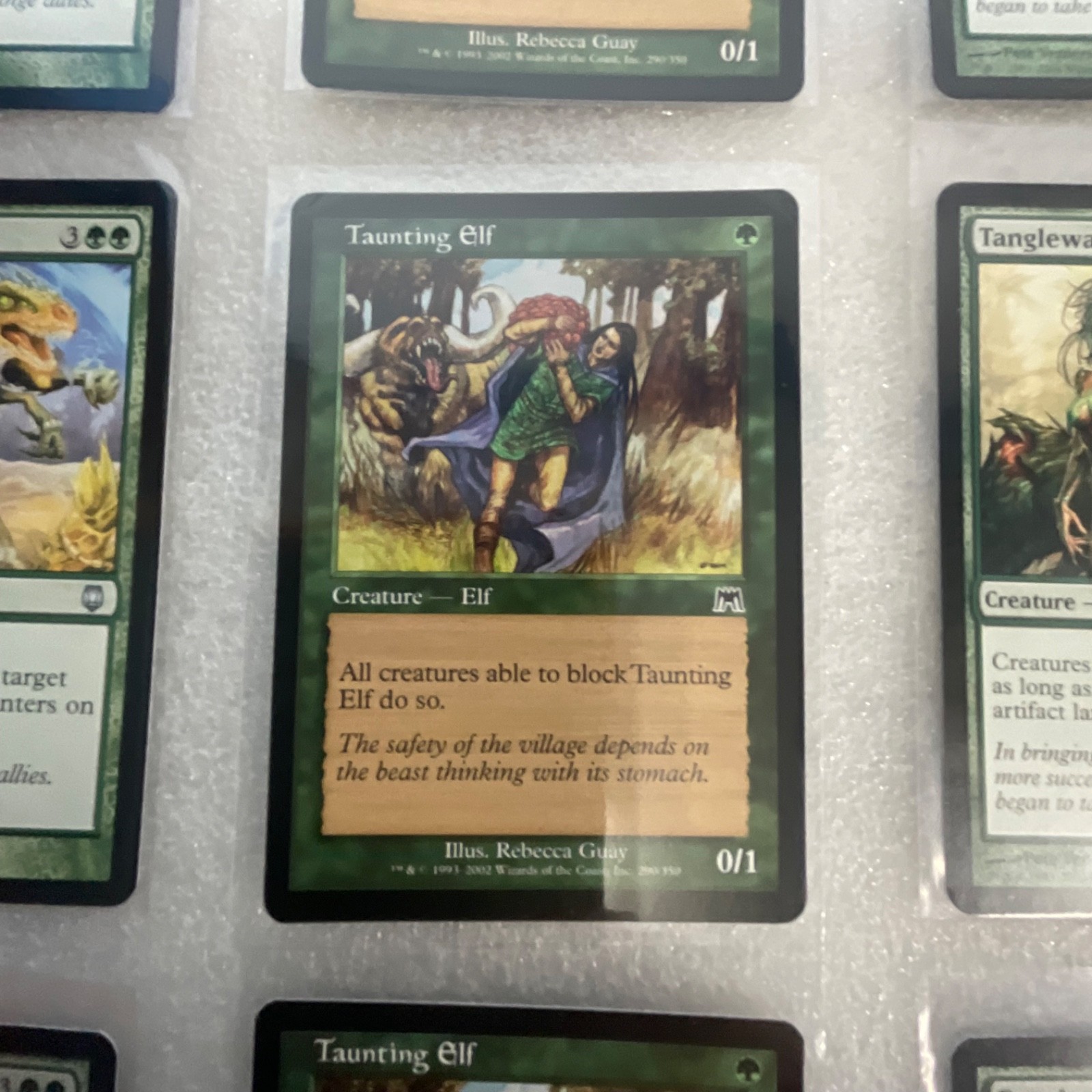 MTG 20 Card Green Lot Darksteel/Onslaught Tanglewalker Elf - Image 9