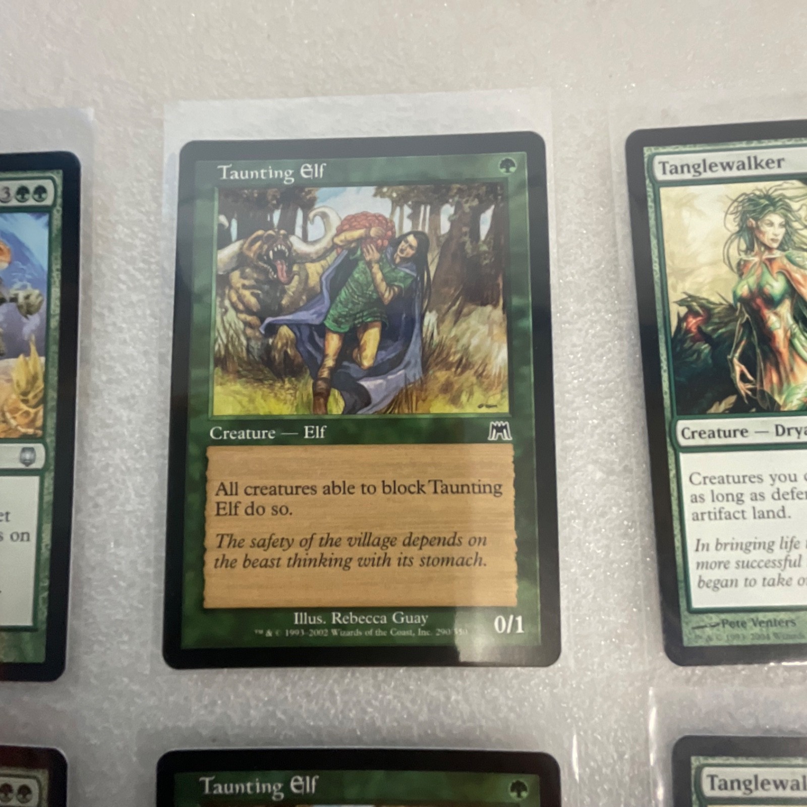 MTG 20 Card Green Lot Darksteel/Onslaught Tanglewalker Elf - Image 10