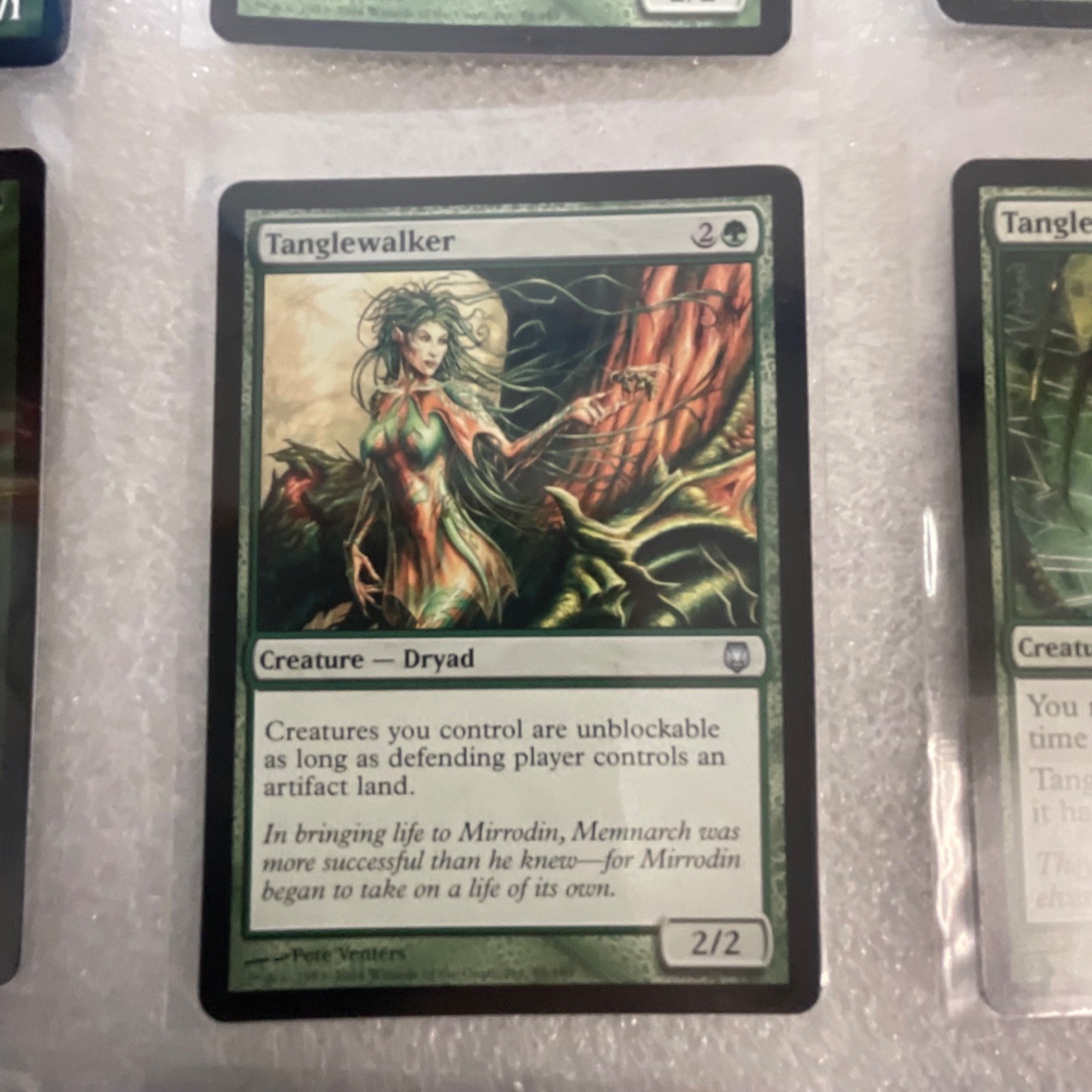 MTG 20 Card Green Lot Darksteel/Onslaught Tanglewalker Elf - Image 13