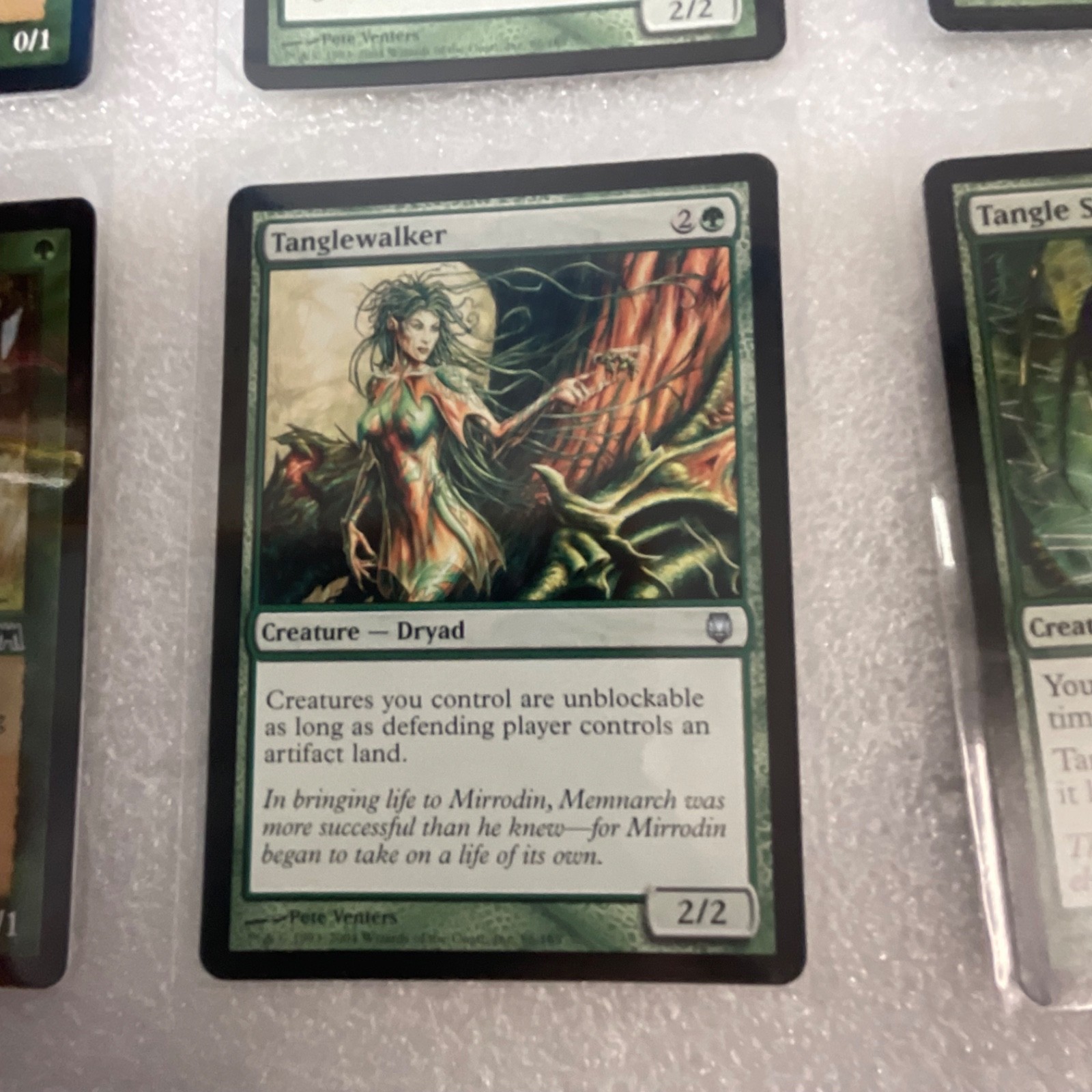 MTG 20 Card Green Lot Darksteel/Onslaught Tanglewalker Elf - Image 14