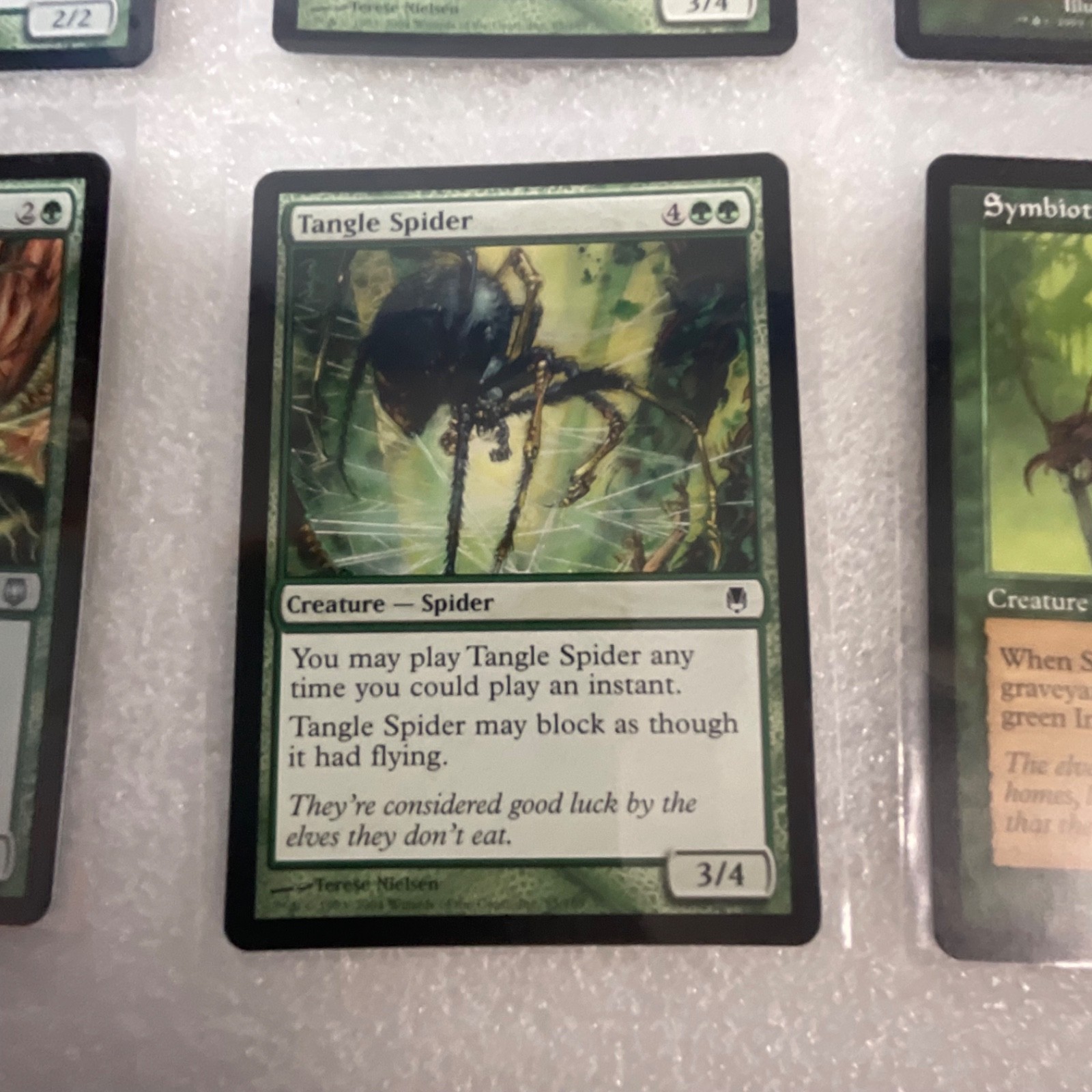 MTG 20 Card Green Lot Darksteel/Onslaught Tanglewalker Elf - Image 15