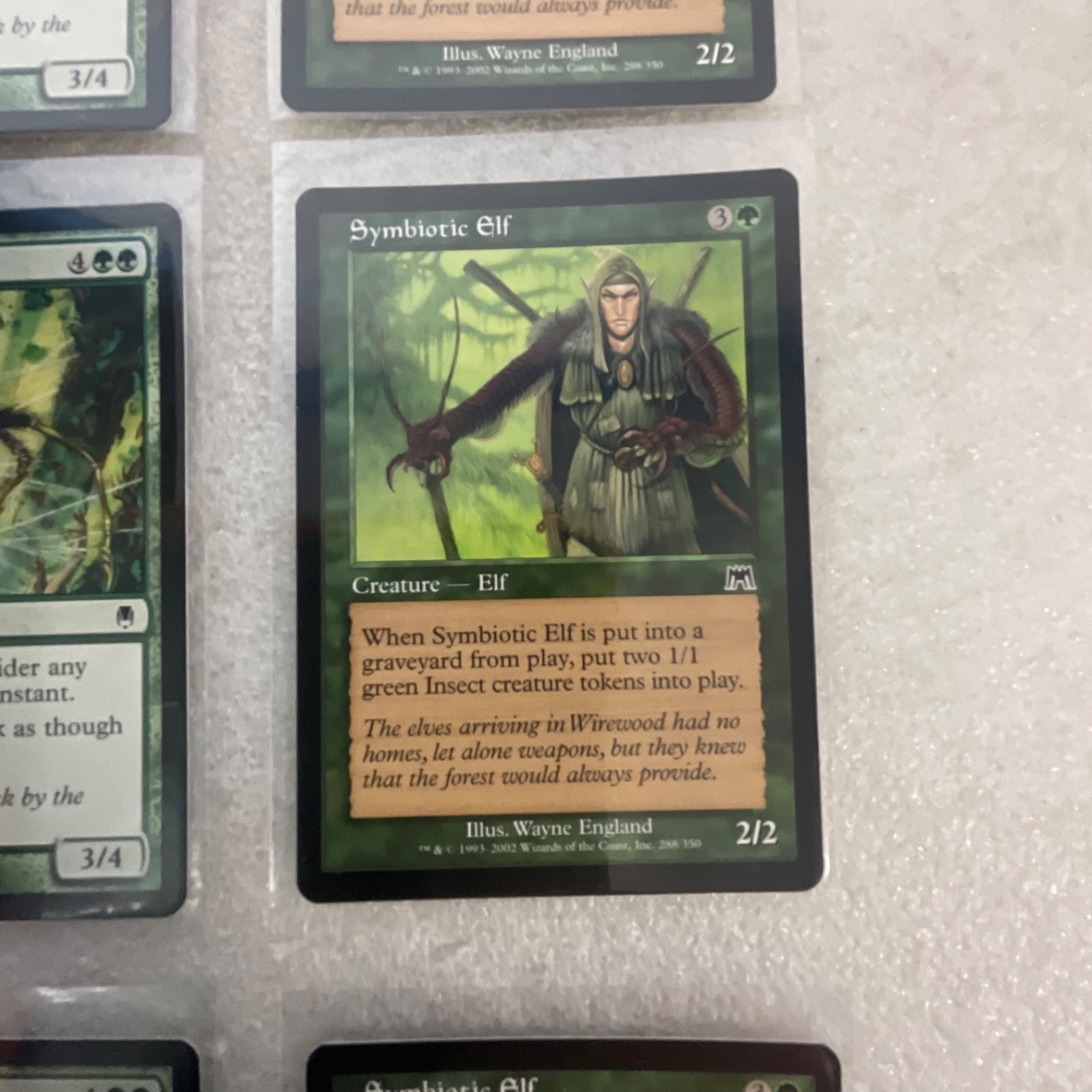 MTG 20 Card Green Lot Darksteel/Onslaught Tanglewalker Elf - Image 20
