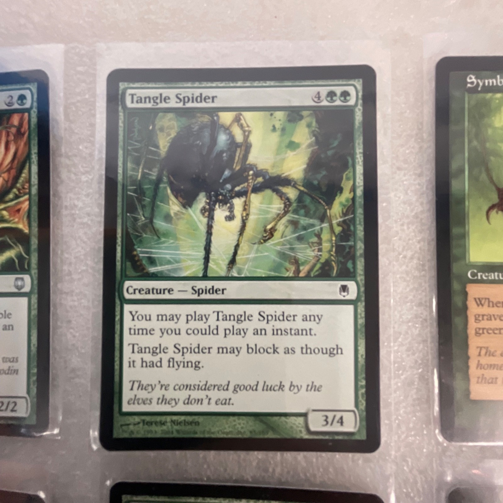 MTG 20 Card Green Lot Darksteel/Onslaught Tanglewalker Elf - Image 18