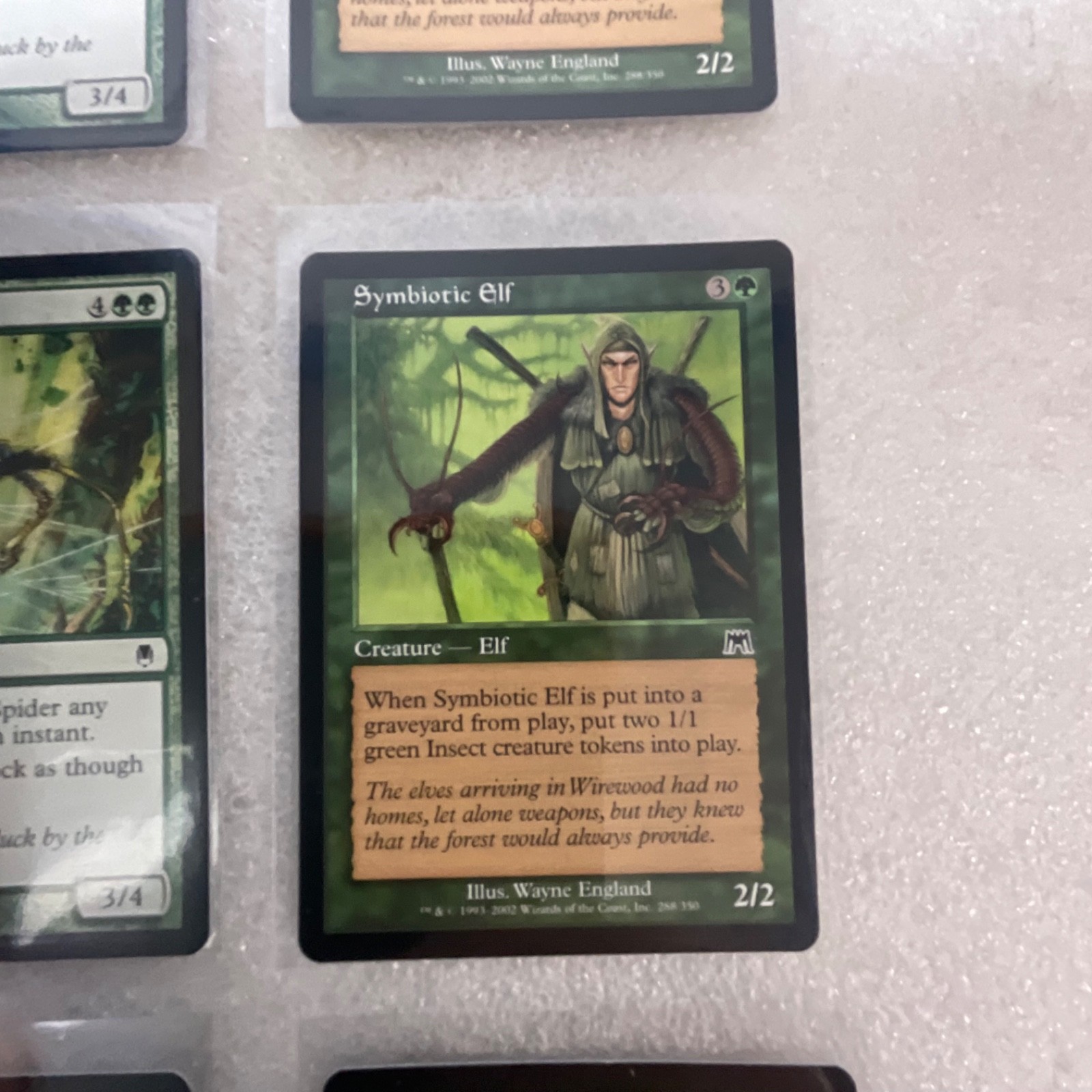 MTG 20 Card Green Lot Darksteel/Onslaught Tanglewalker Elf - Image 21