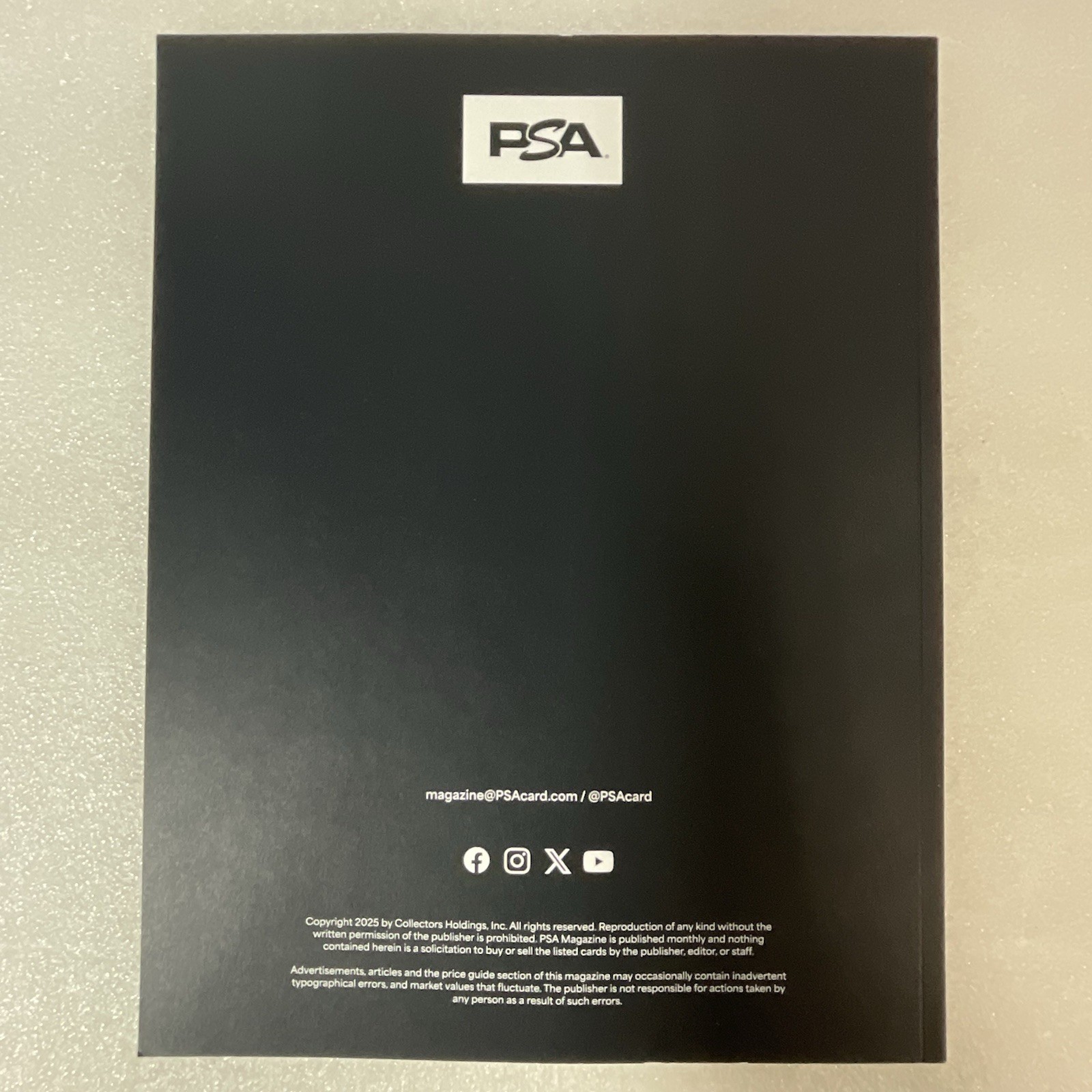 PSA Magazine June 2025 Vol. 15 Street Fighter 2 Bison Cover Exclusive Collector - Image 2