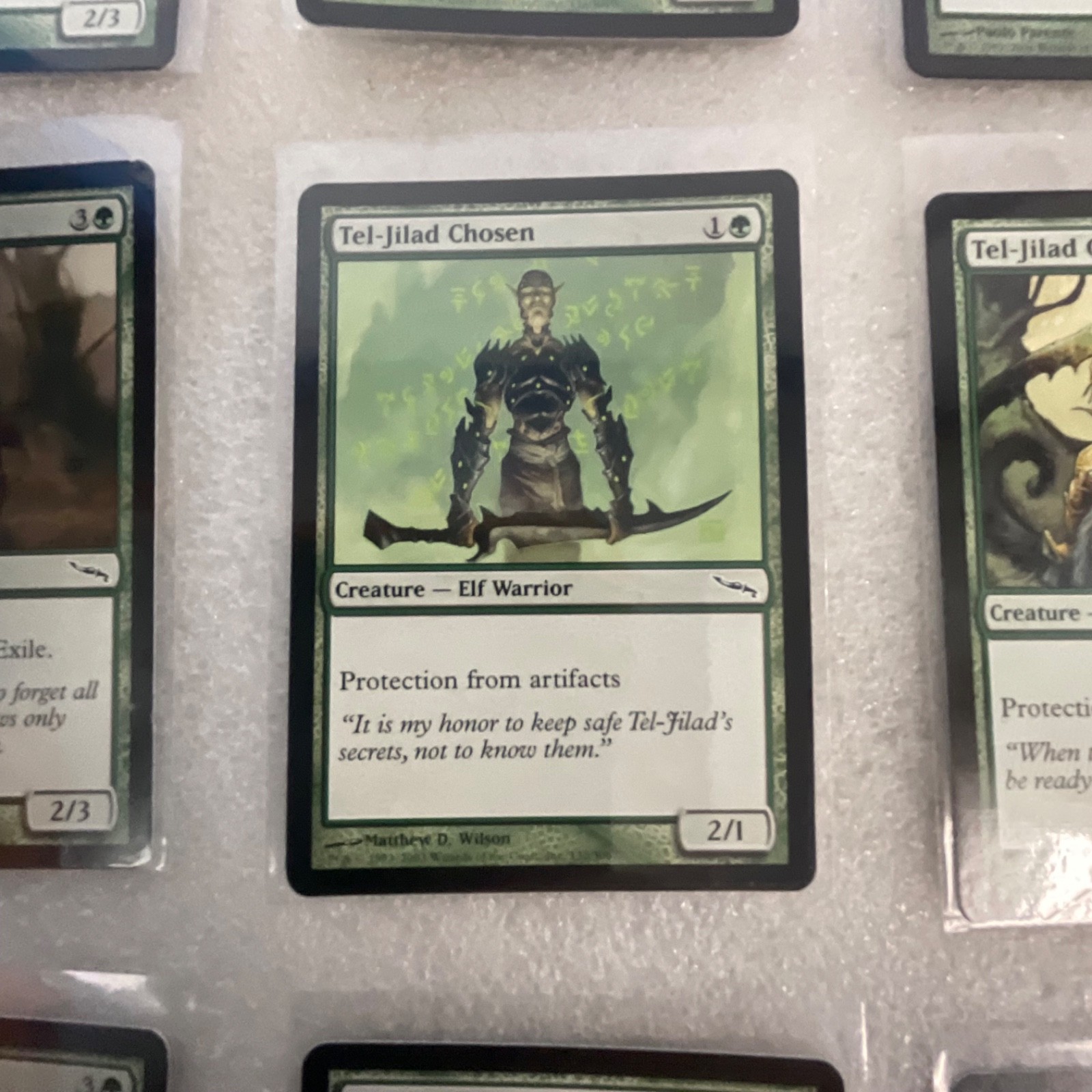 MTG 20 Card Green Lot Mirrodin Mixed Tel-Jilad Symbiosis - Image 10