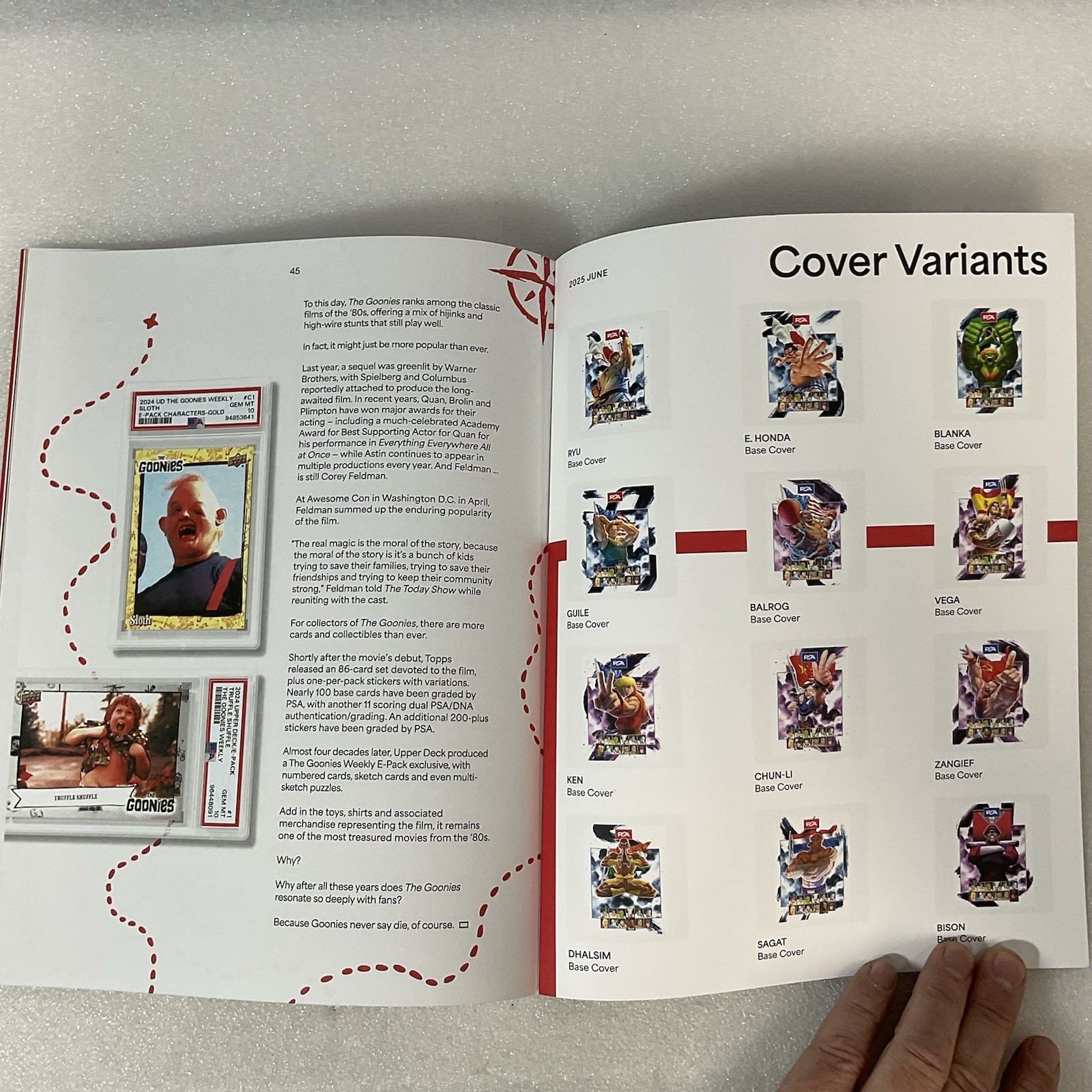 PSA Magazine June 2025 Vol. 15 Street Fighter 2 Bison Cover Exclusive Collector - Image 24