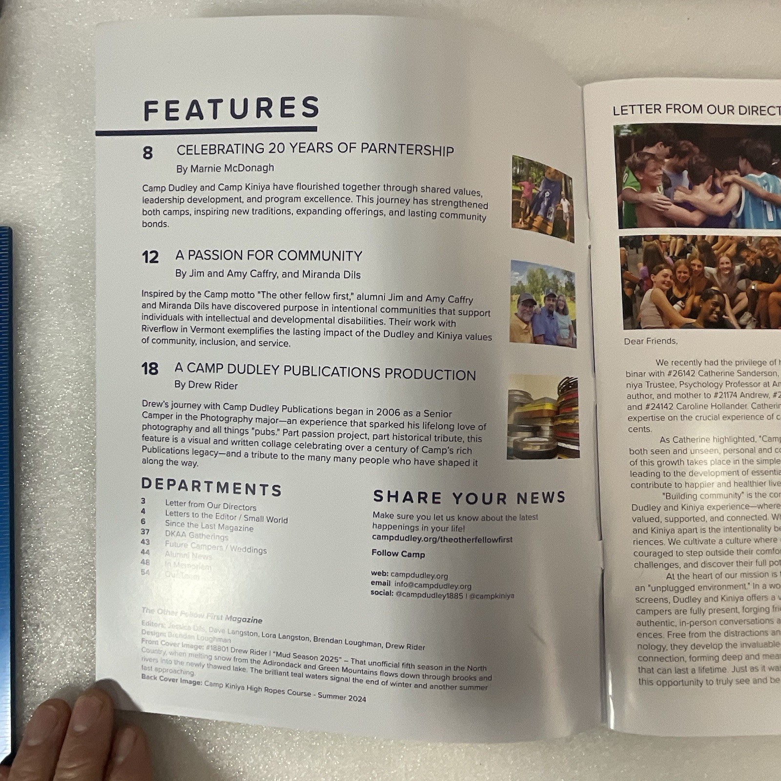 The Other Fellow First Camp Dudley & Kinya Magazine Spring 2025 - Image 7