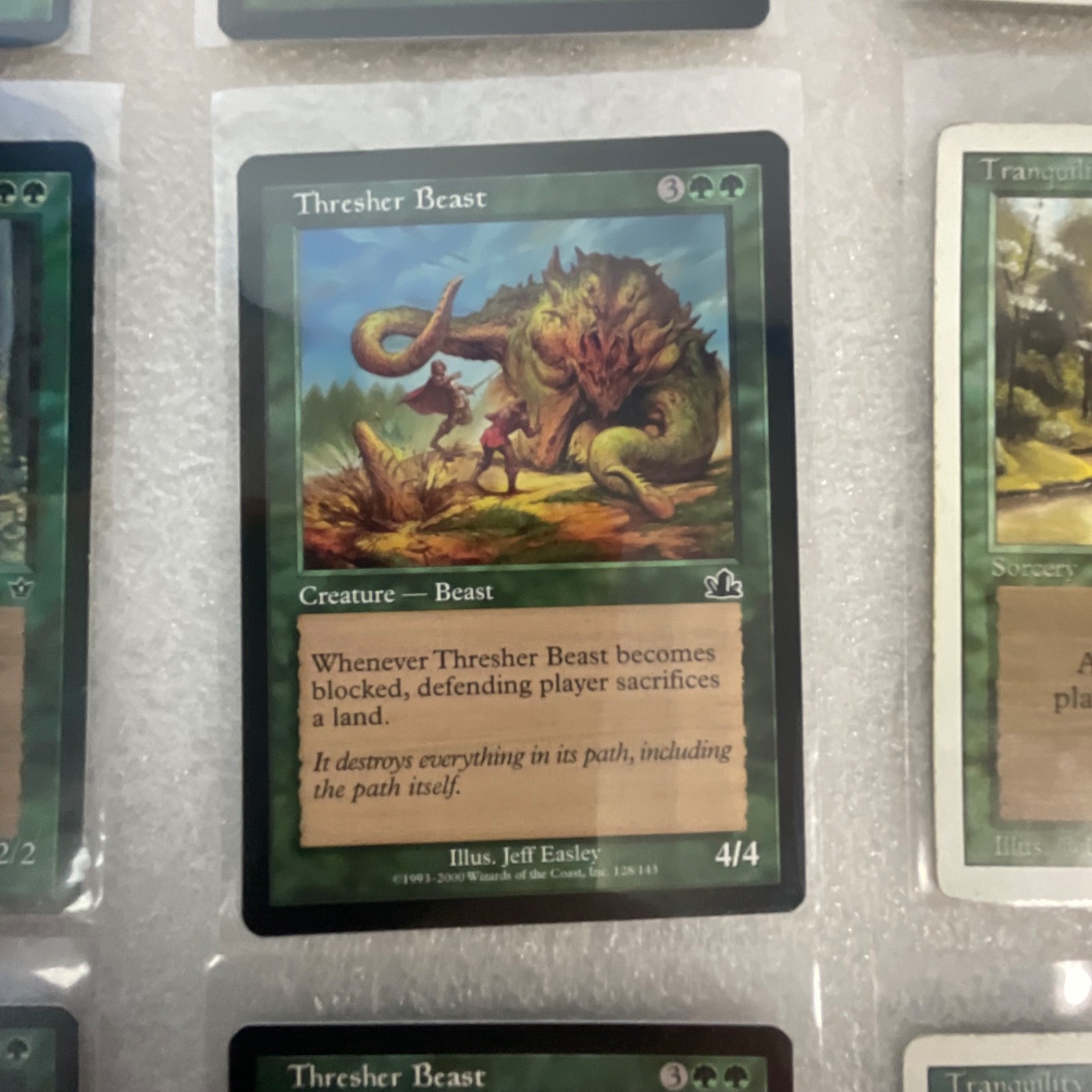 MTG 20 Card Green Lot Planeshift Nemesis Urza Mixed Sets - Image 12
