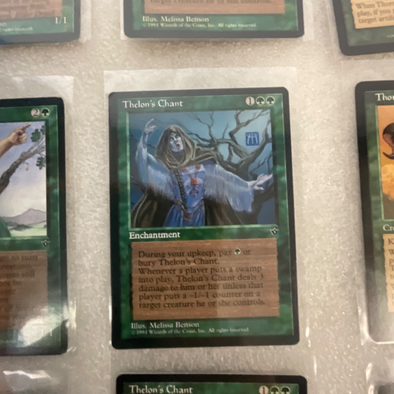 MTG 20 Card Green Lot Fallen Empires Darksteel Planeshift - Image 9