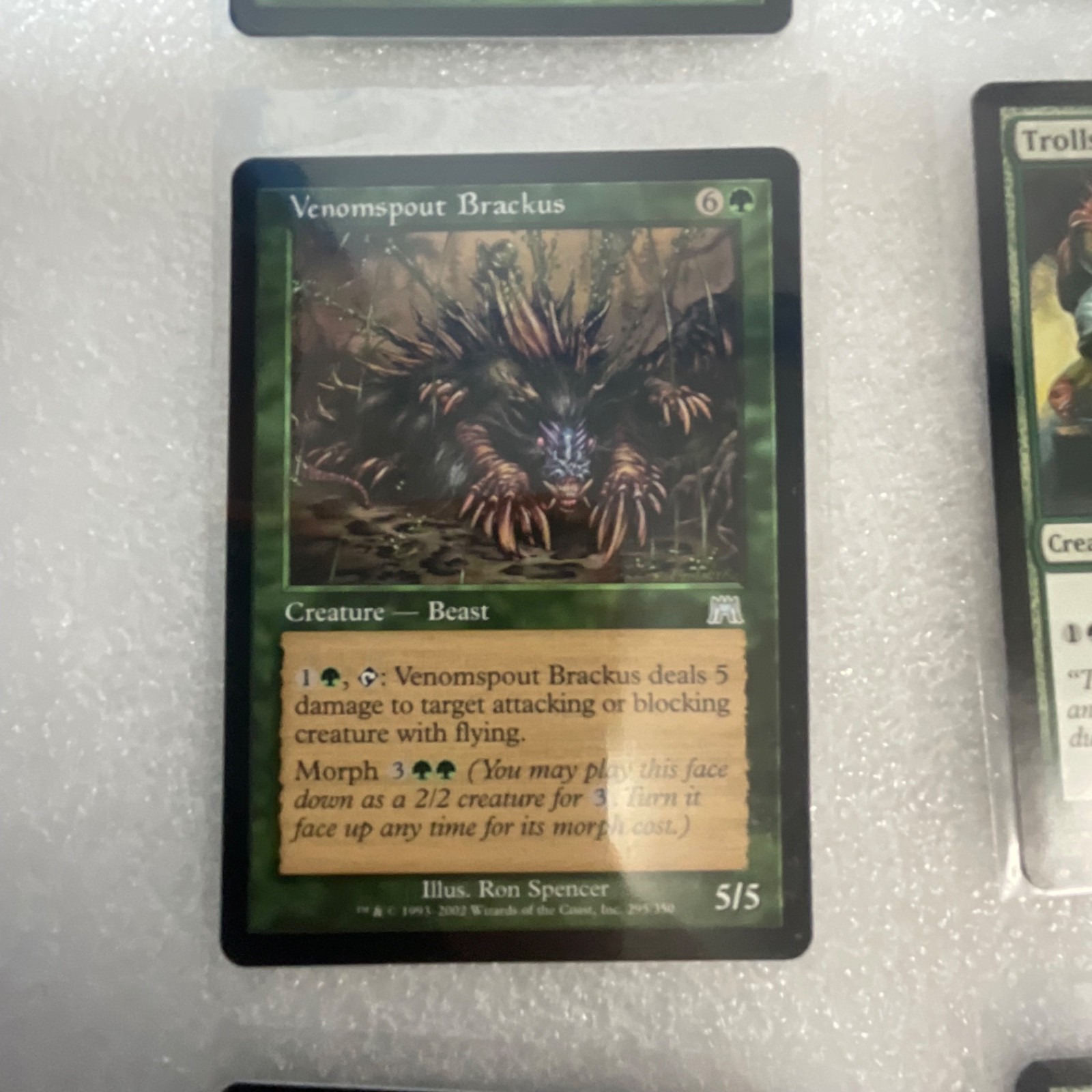 MTG 20 Card Green Lot Mirrodin/Darksteel Wall of Wood & Brackus - Image 5