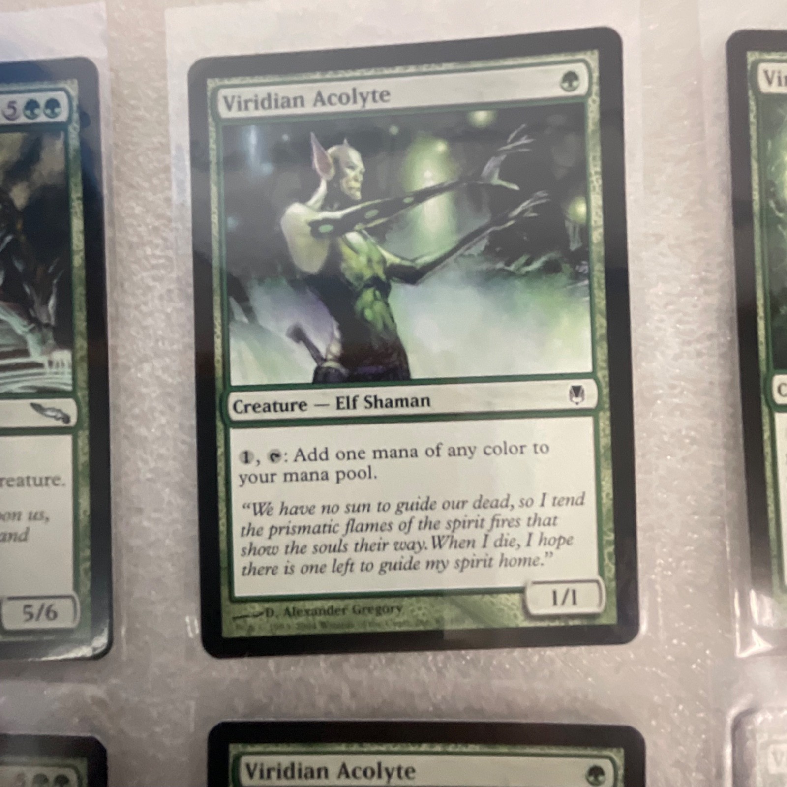 MTG 20 Card Green Lot Mirrodin/Darksteel Wall of Wood & Brackus - Image 11