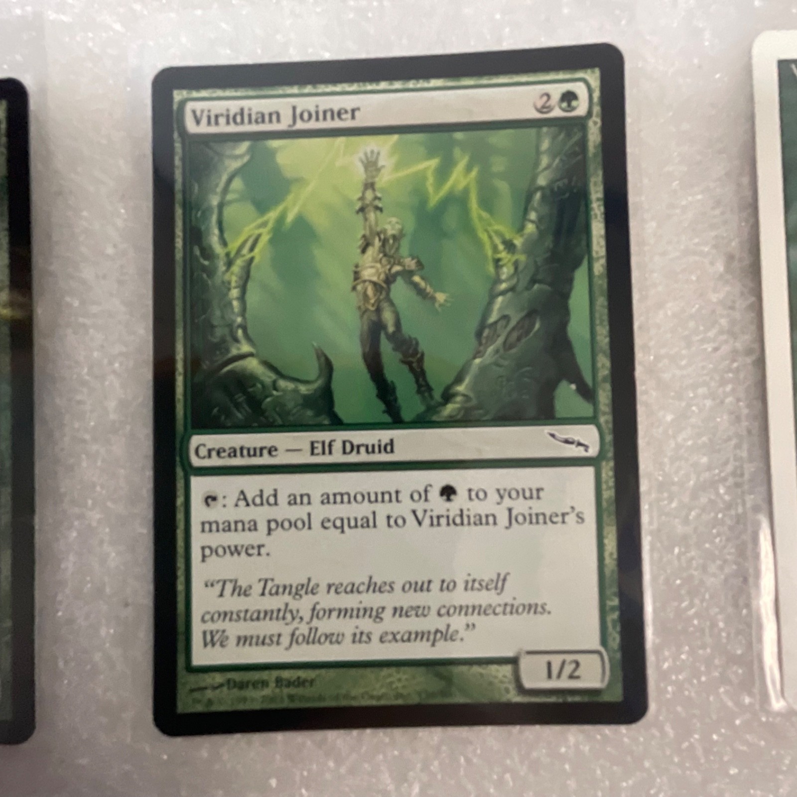 MTG 20 Card Green Lot Mirrodin/Darksteel Wall of Wood & Brackus - Image 15